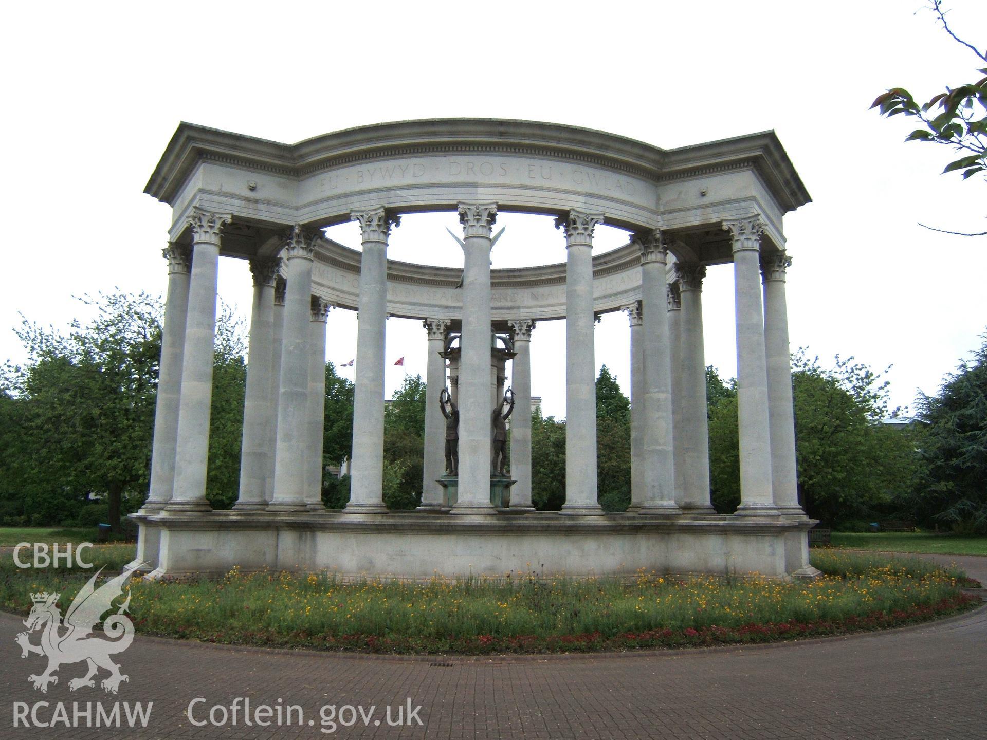 North-east side view of Memorial.