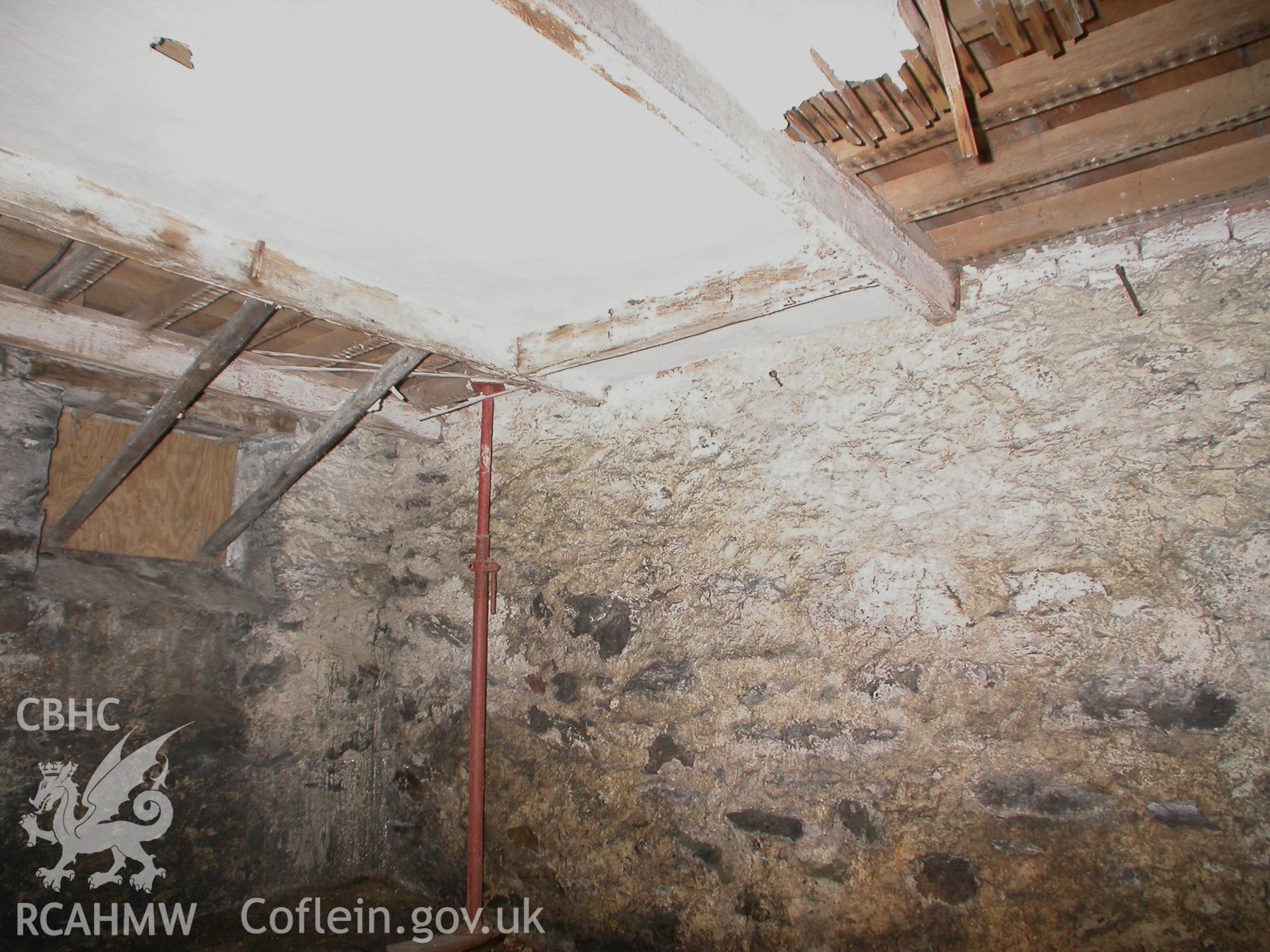 House, cellar to front opposite the stair.