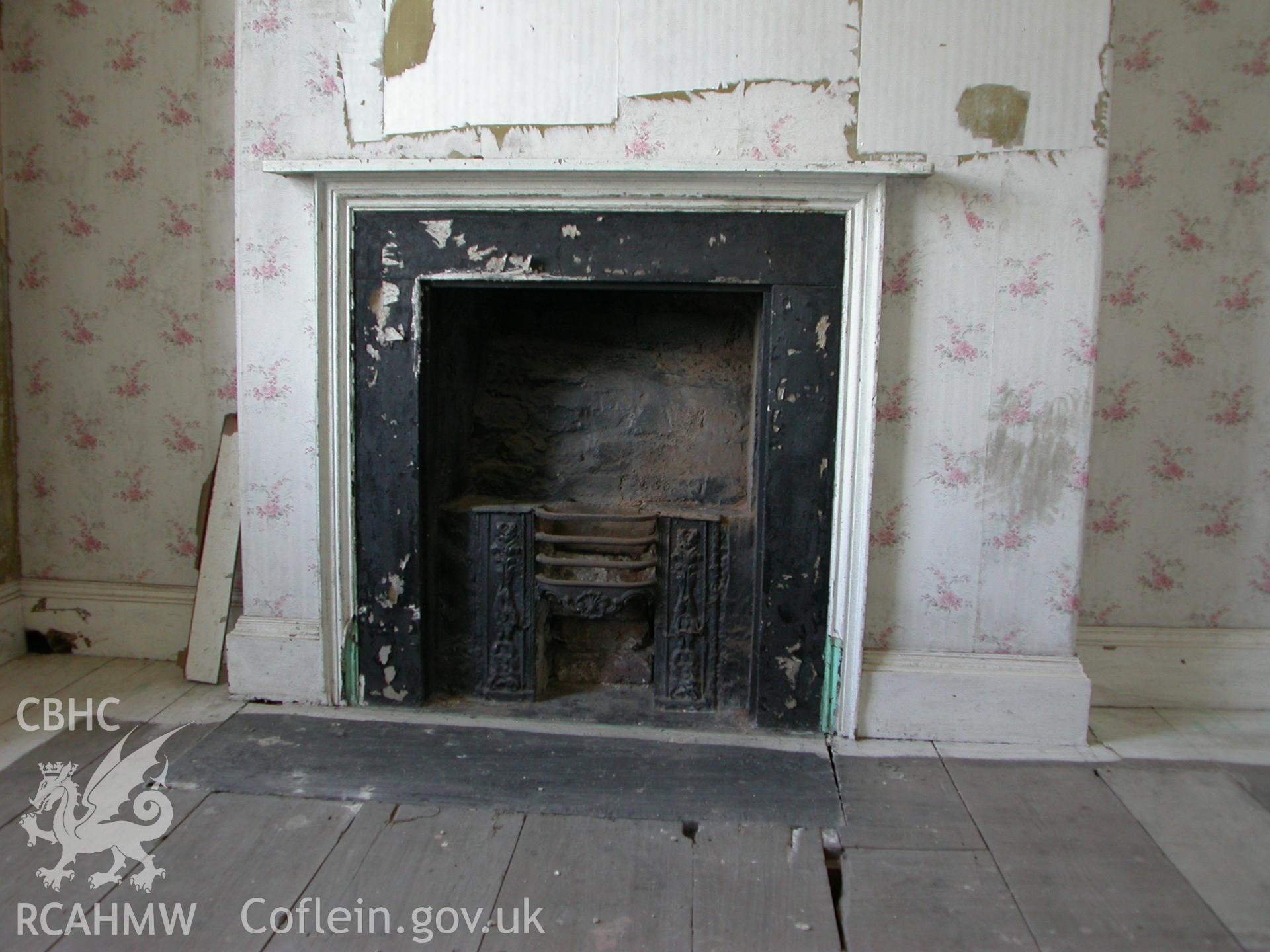 House fireplace, first-floor.