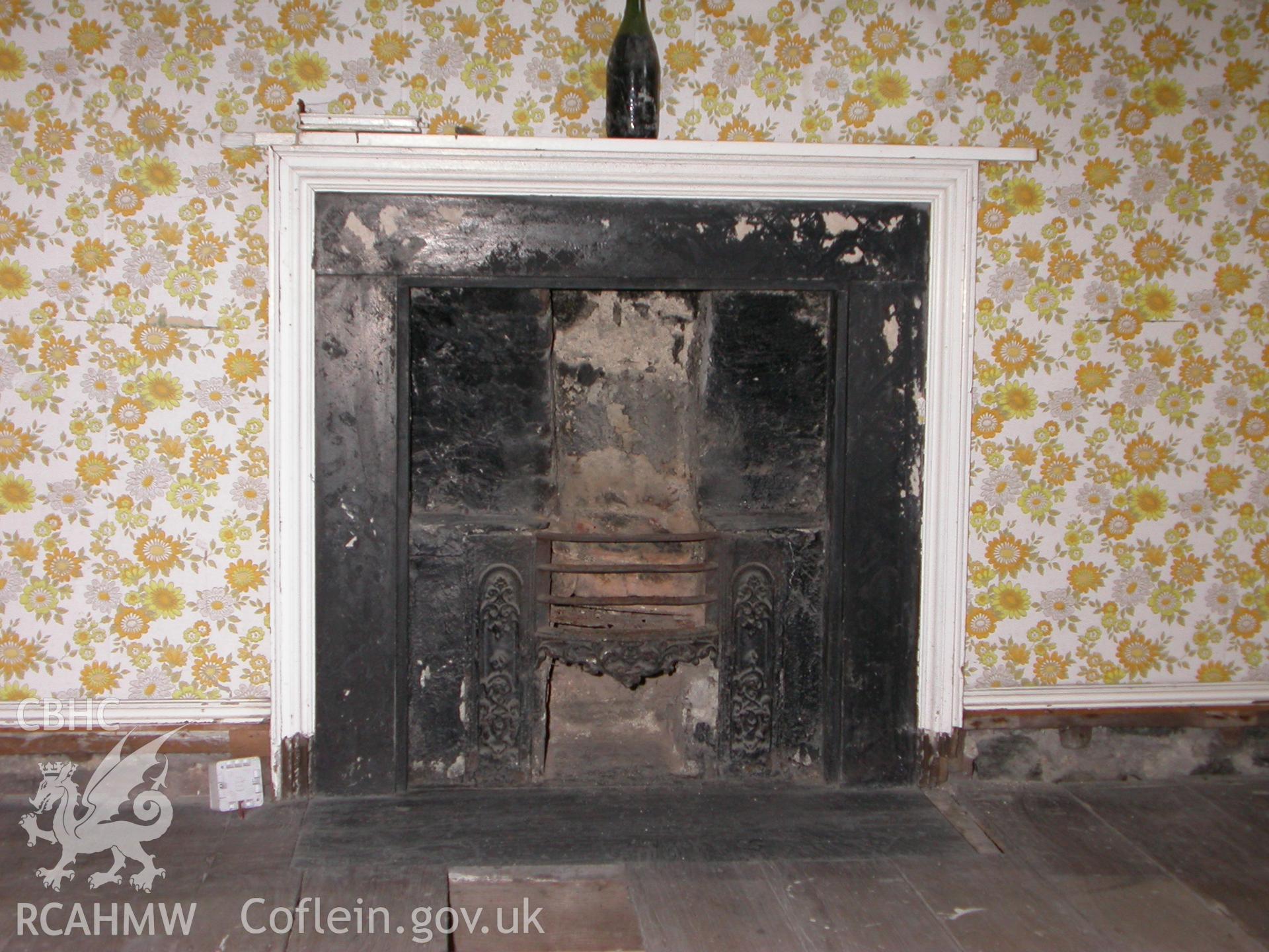 House fireplace, first-floor.