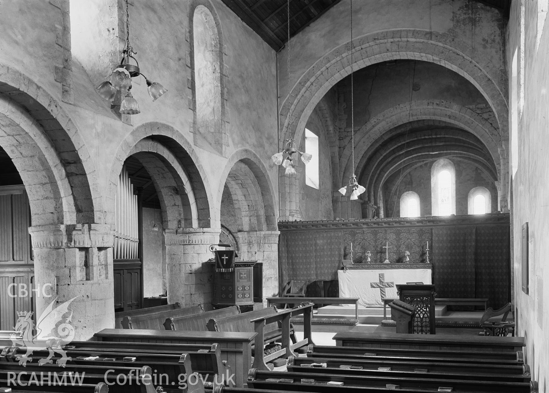 Interior view, showing the nave.