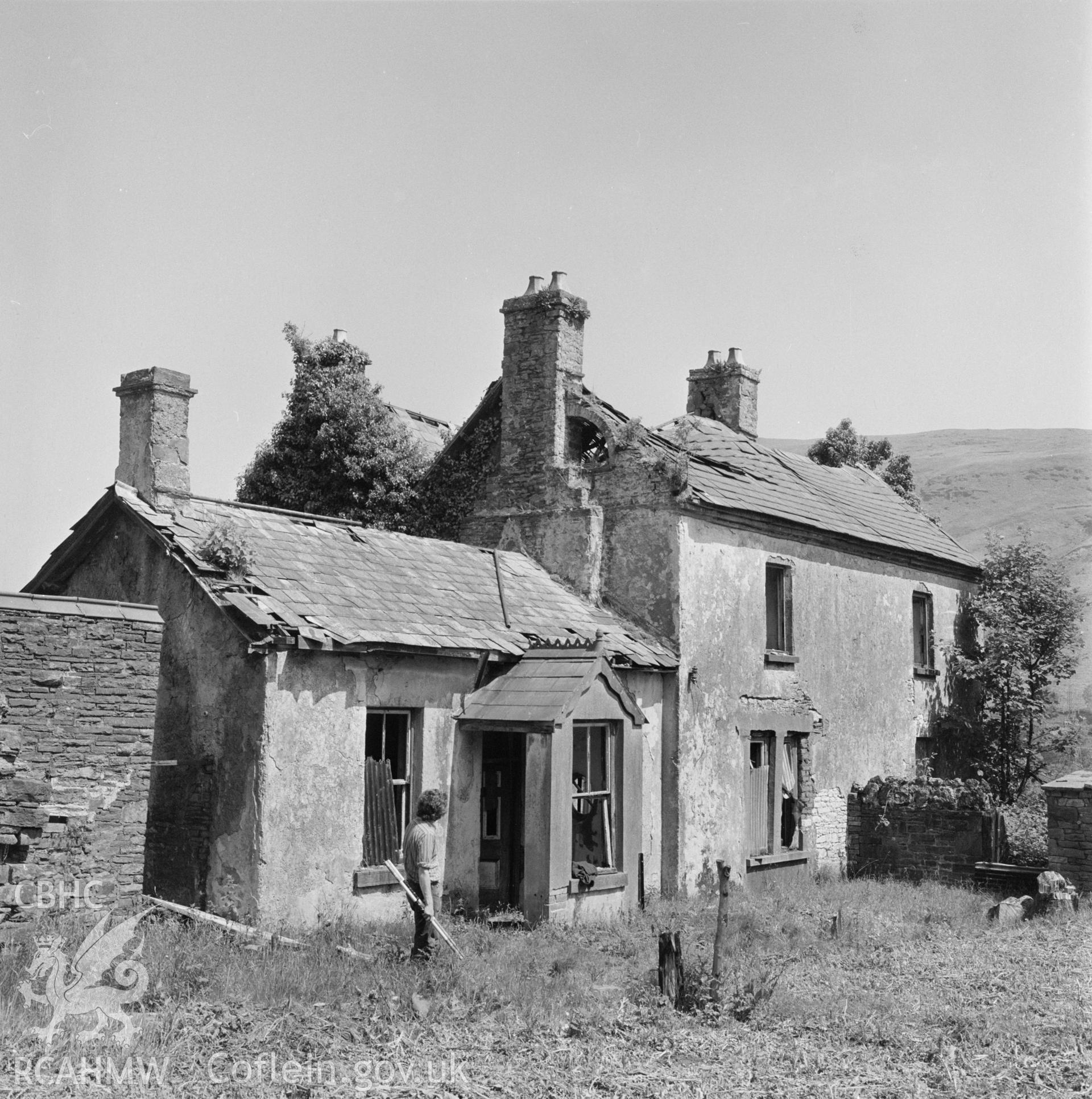 Exterior view of Fountain Hall.