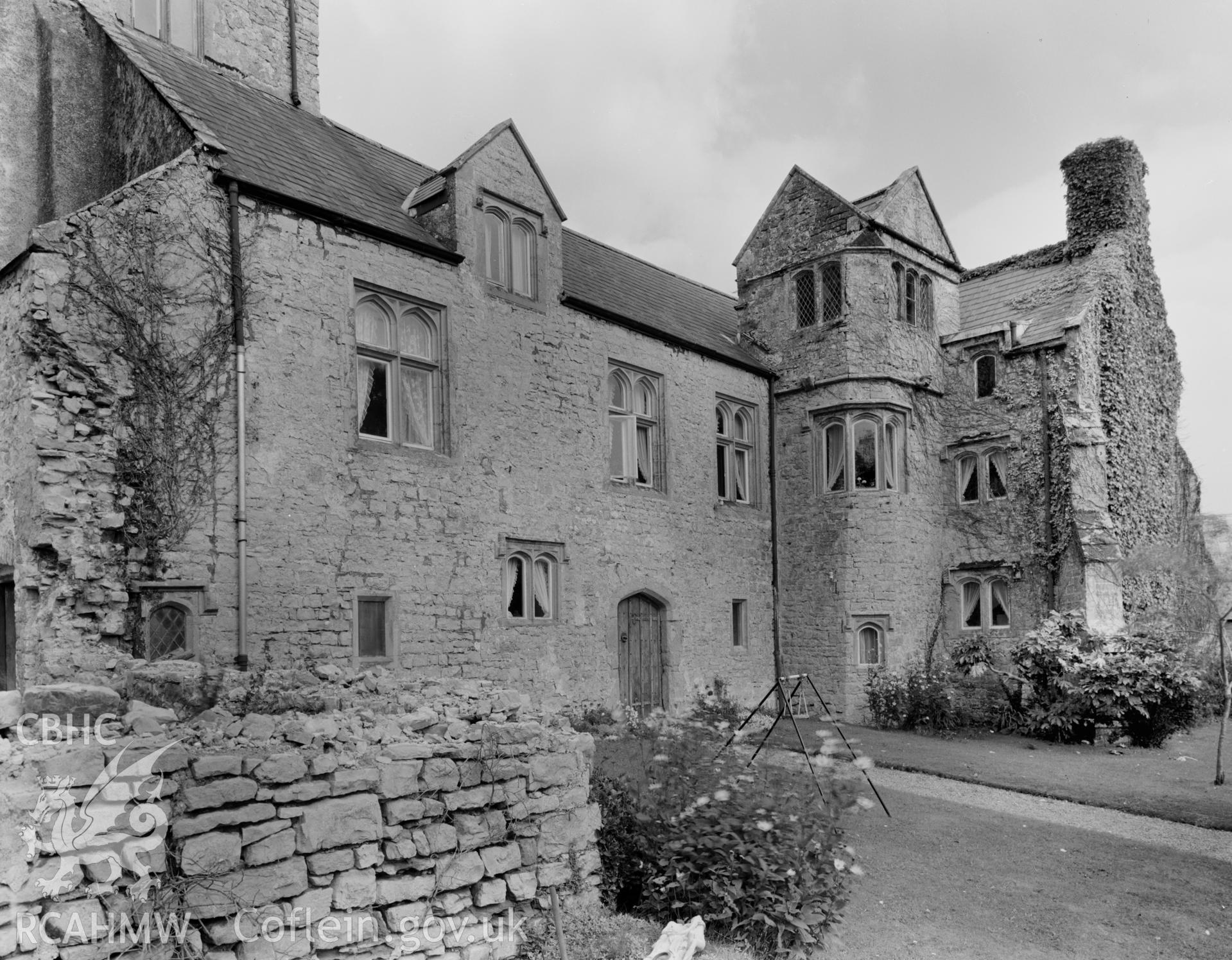 Exterior view of Llanmihangel Palace, taken 26.05.1941.