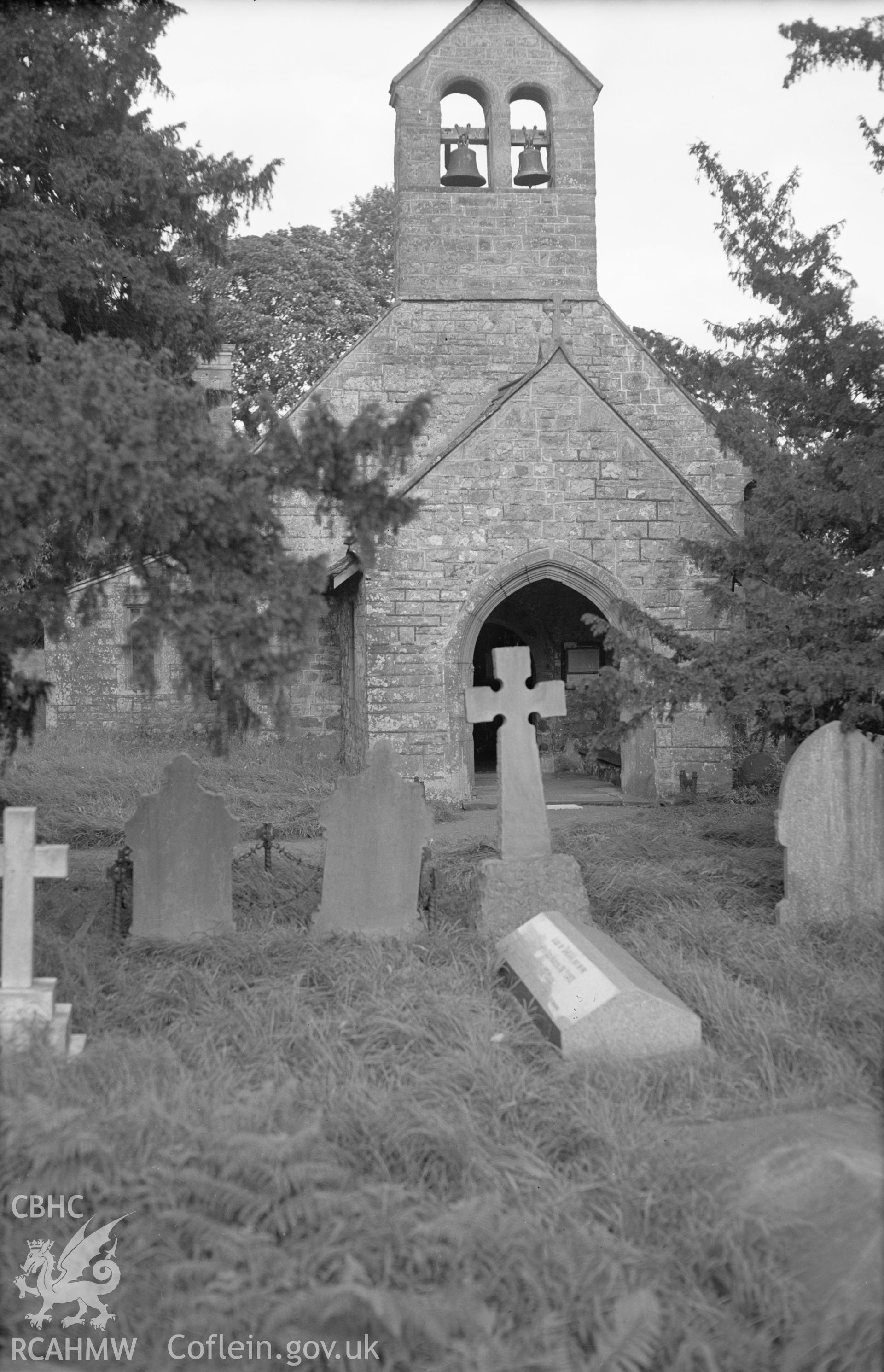 View of the church from the west.