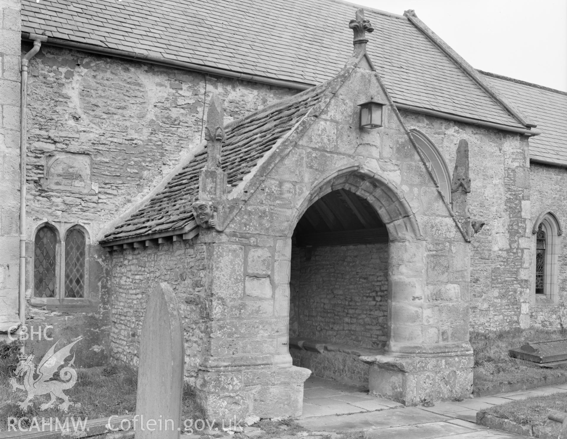 Exterior view showing porch.