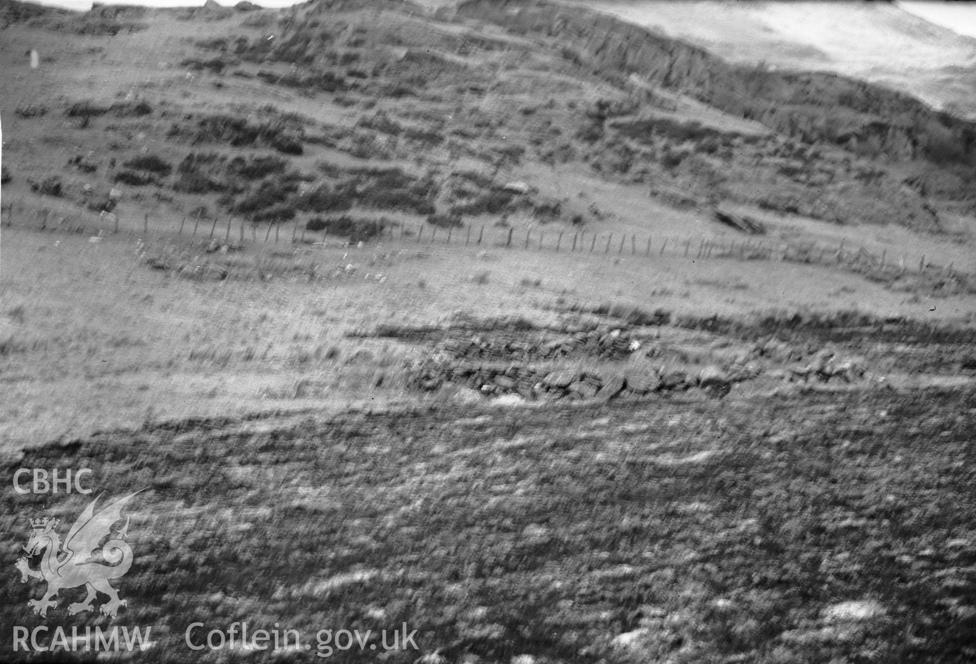 View of Round Huts, SH65, Dolwyddelan taken 26.04.1951.