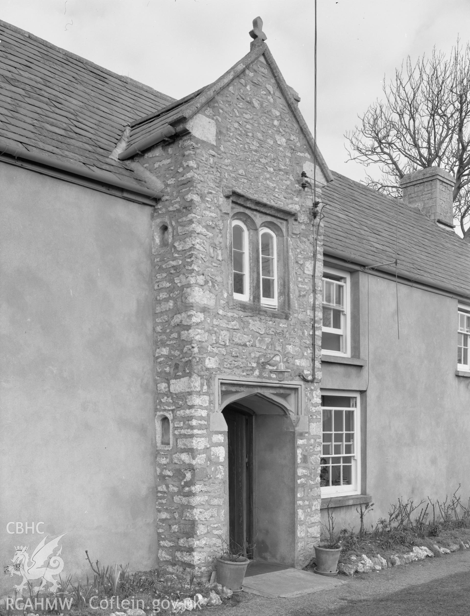 Exterior view of Pen Uchar Dre, St Brides Major taken 25.03.65.