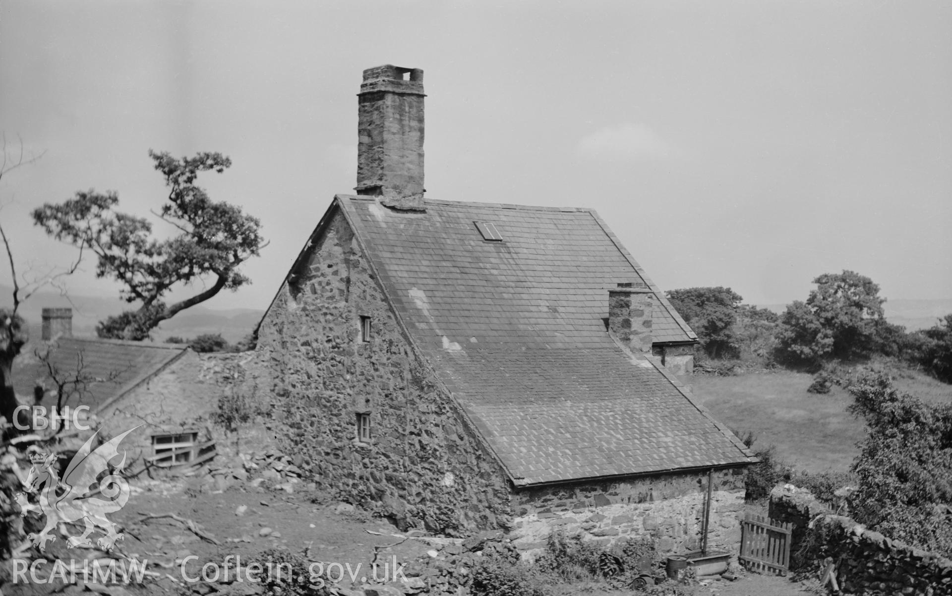 View showing rear of building.