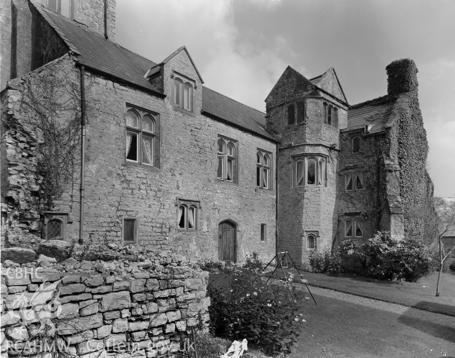 Exterior view of Llanmihangel Palace, taken 26.05.1941.