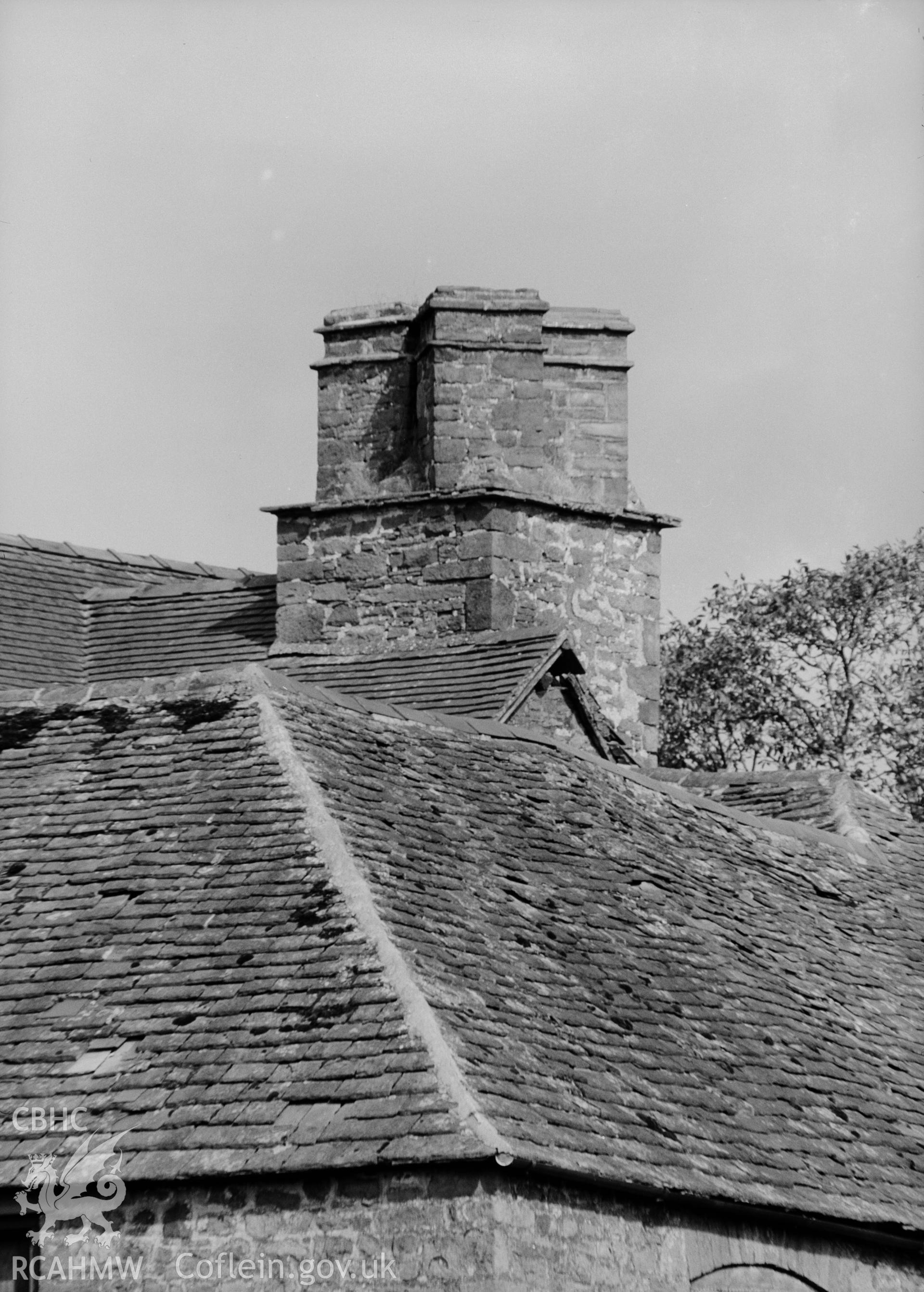 View of the chimney.