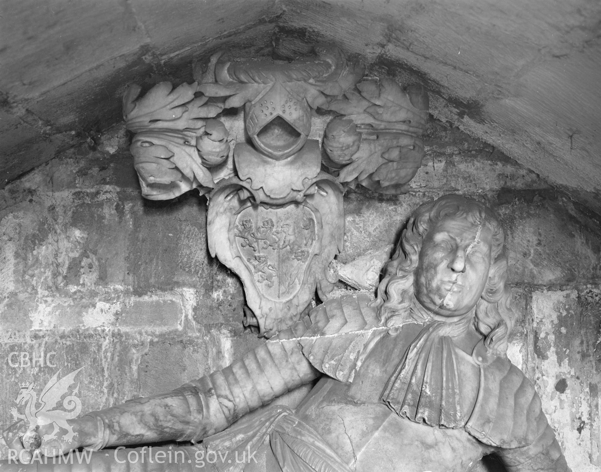 Memorial to Sir John Herbert at St Edmund's Church, Crickhowell.