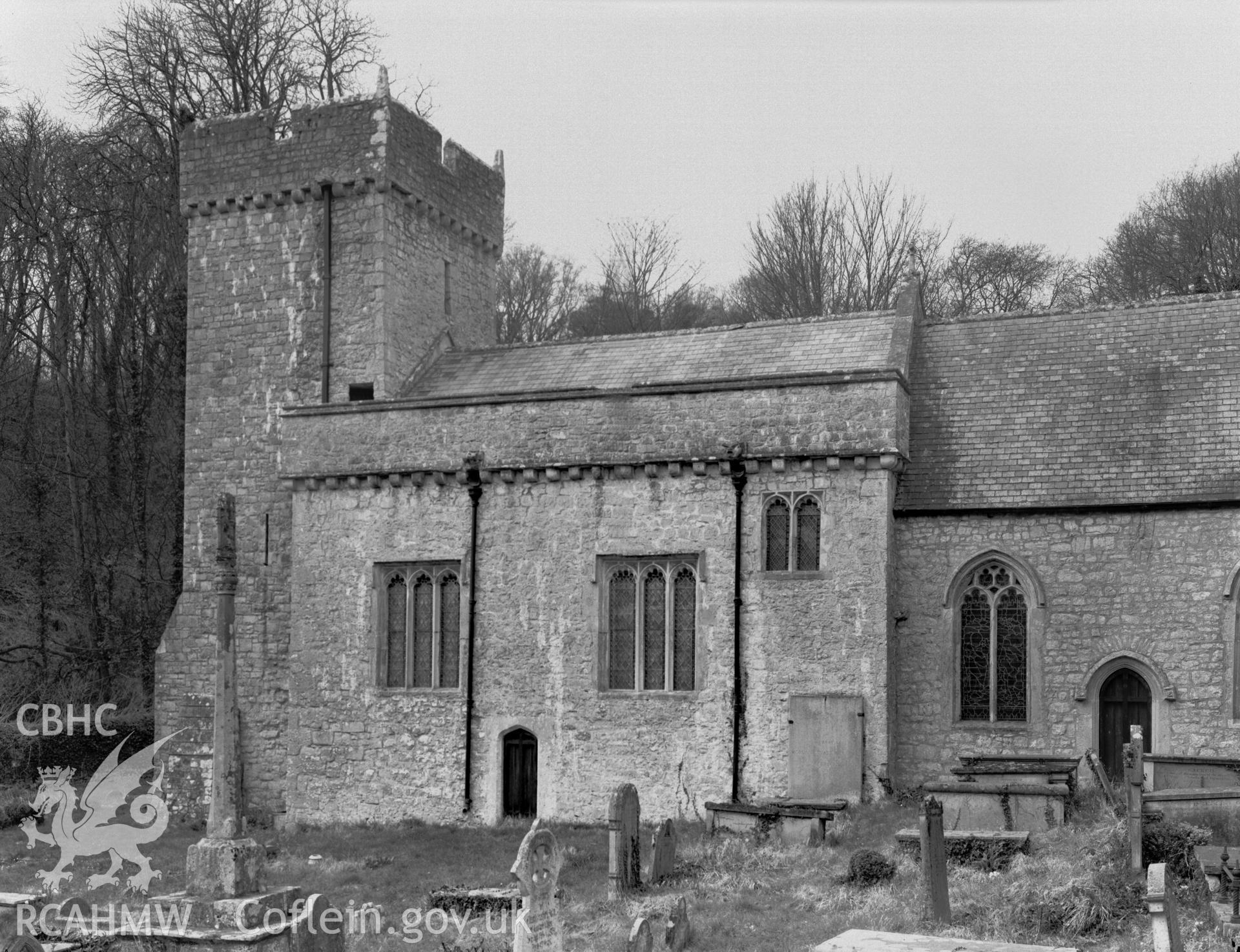 Exterior view of St Donats Church, St Donats, taken 14.05.64.