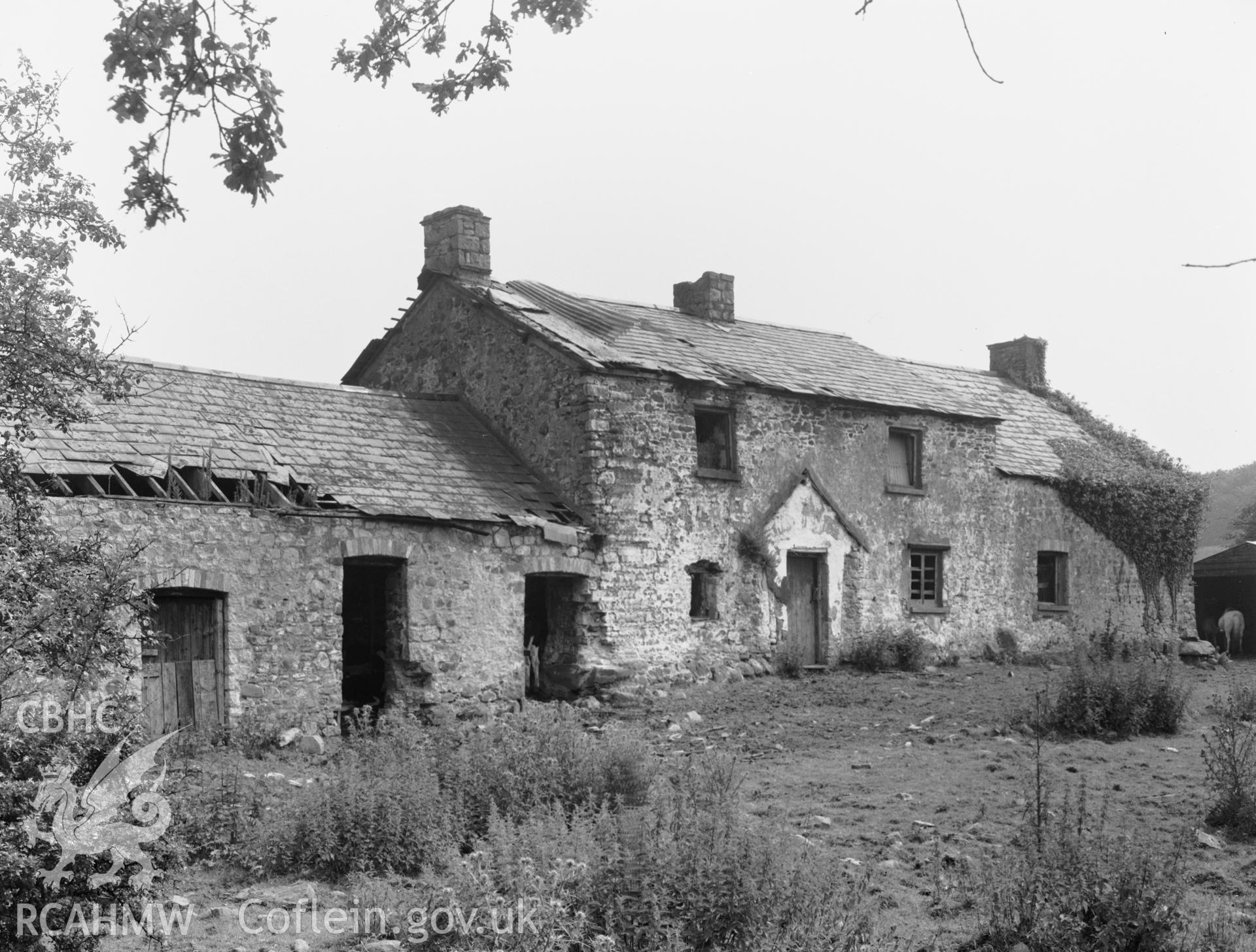 Exterior view of Goitre Fawr, Radyr, taken 26.06.64.