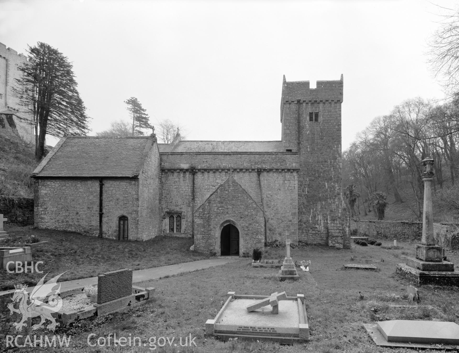 Exterior view of St Donats Church, St Donats, taken 14.05.64.