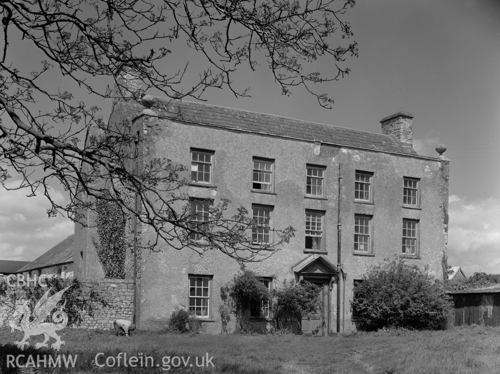 Exterior view, showing main elevation