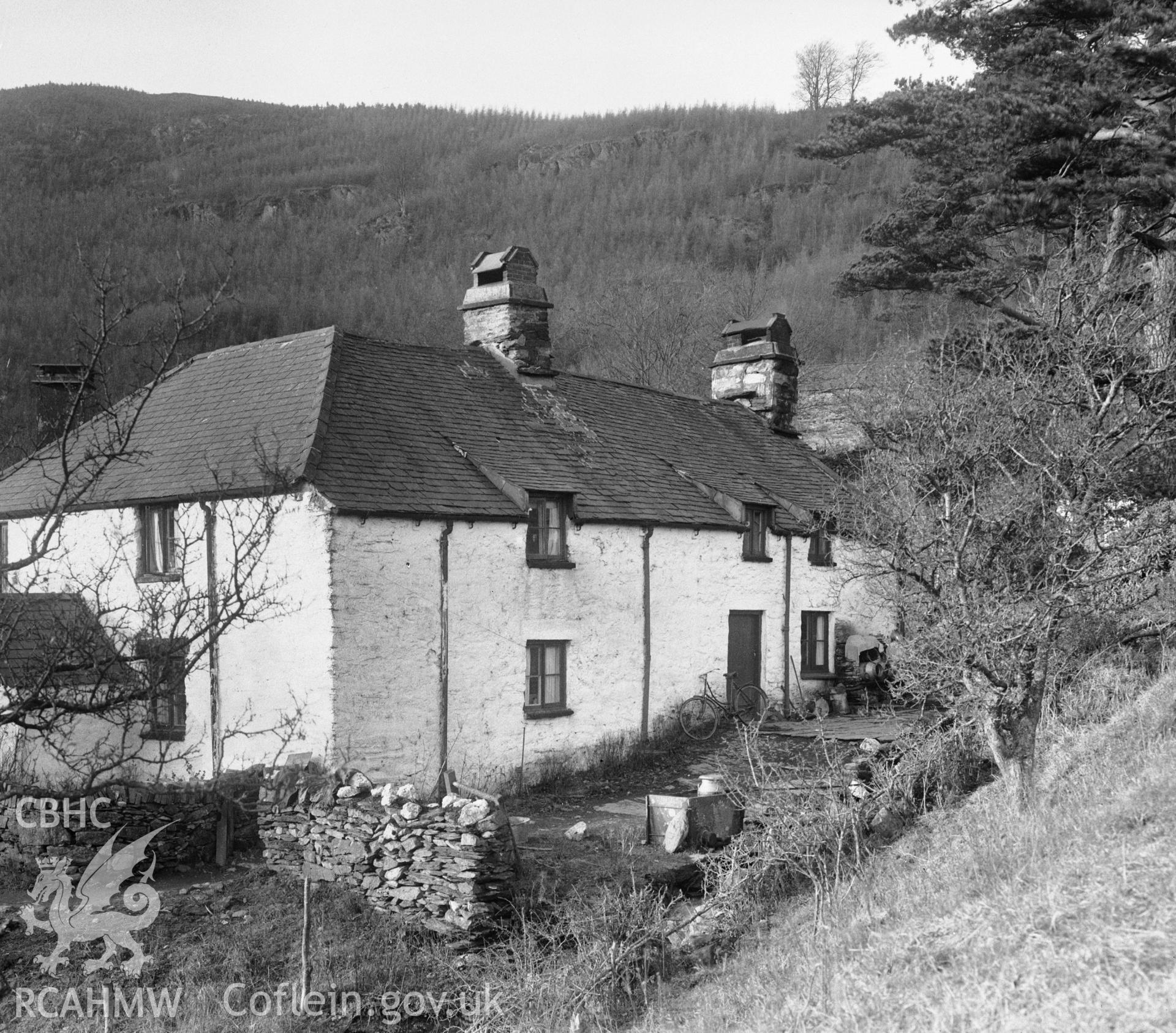 Black and white photograph showing view from the south-east.