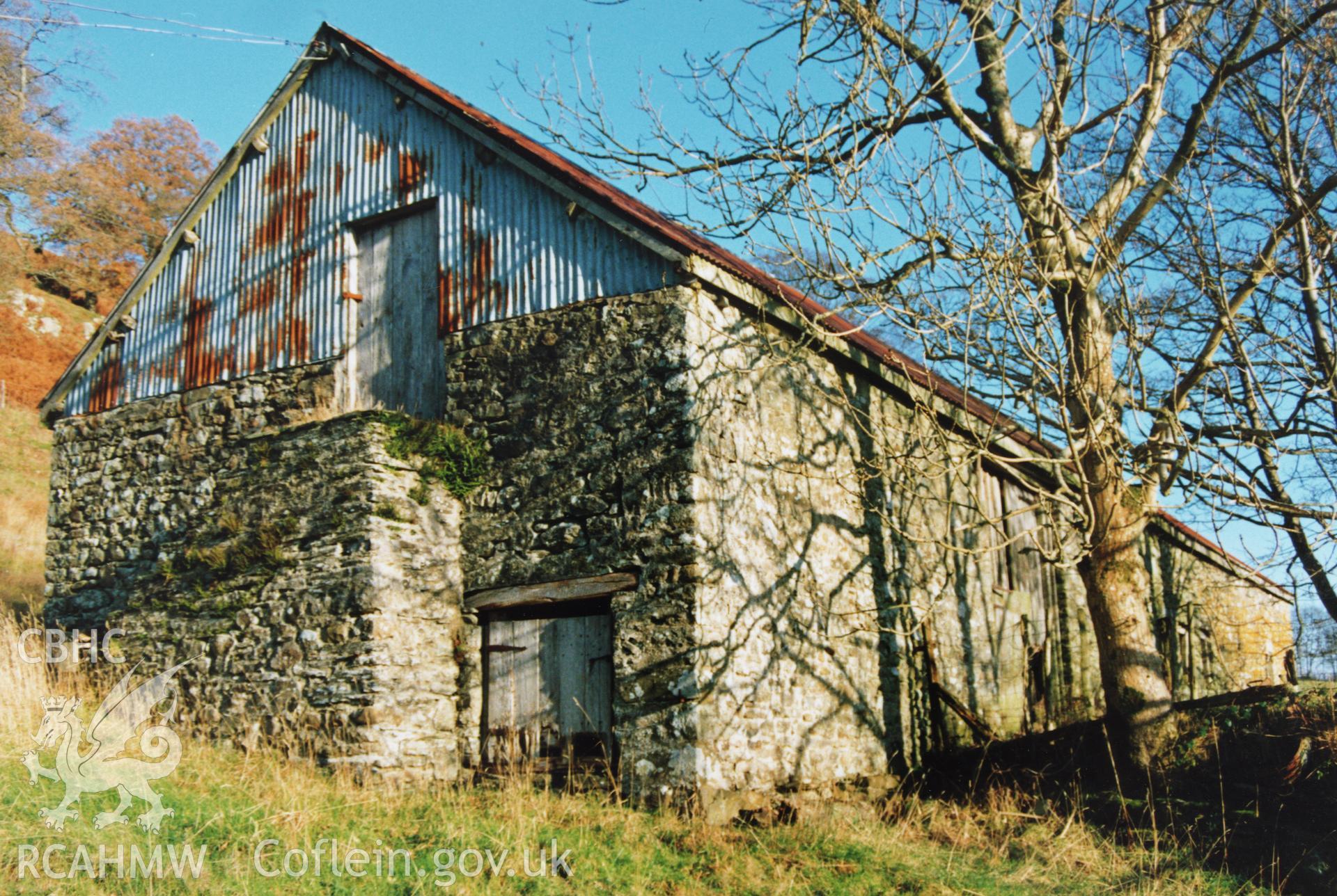 Rear view of barns at Gilwern, Beulah.