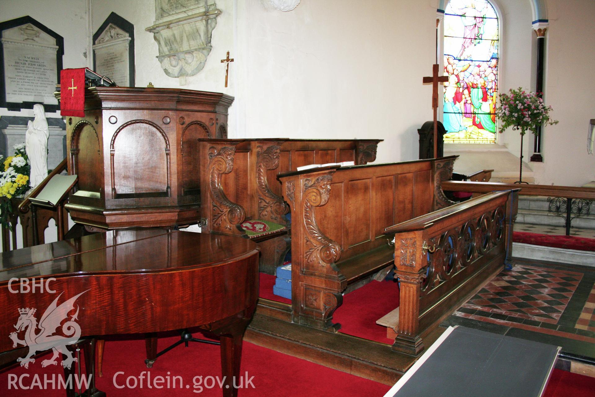 St Mary's Church, detail of pulpit.