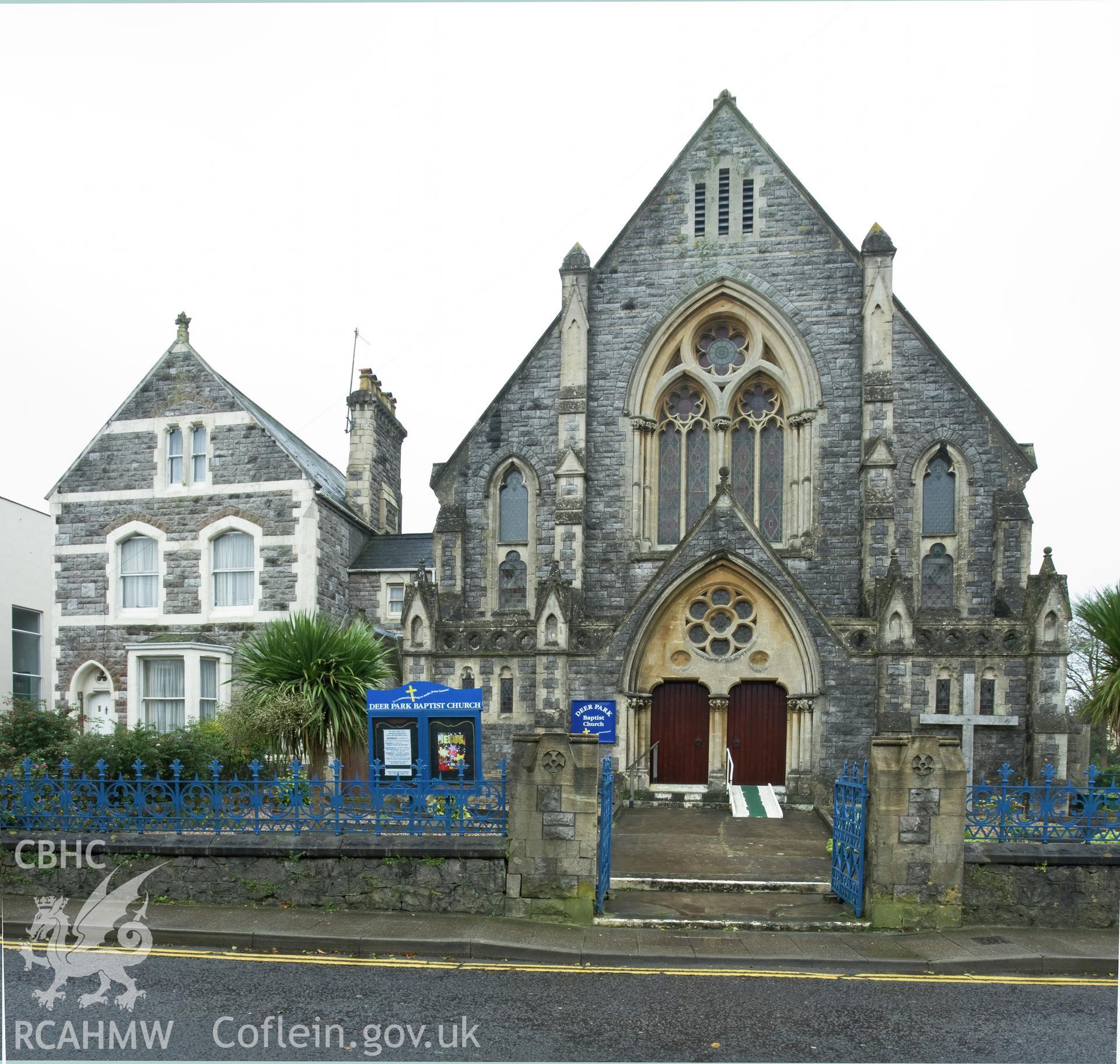 Main facade from the northeast.