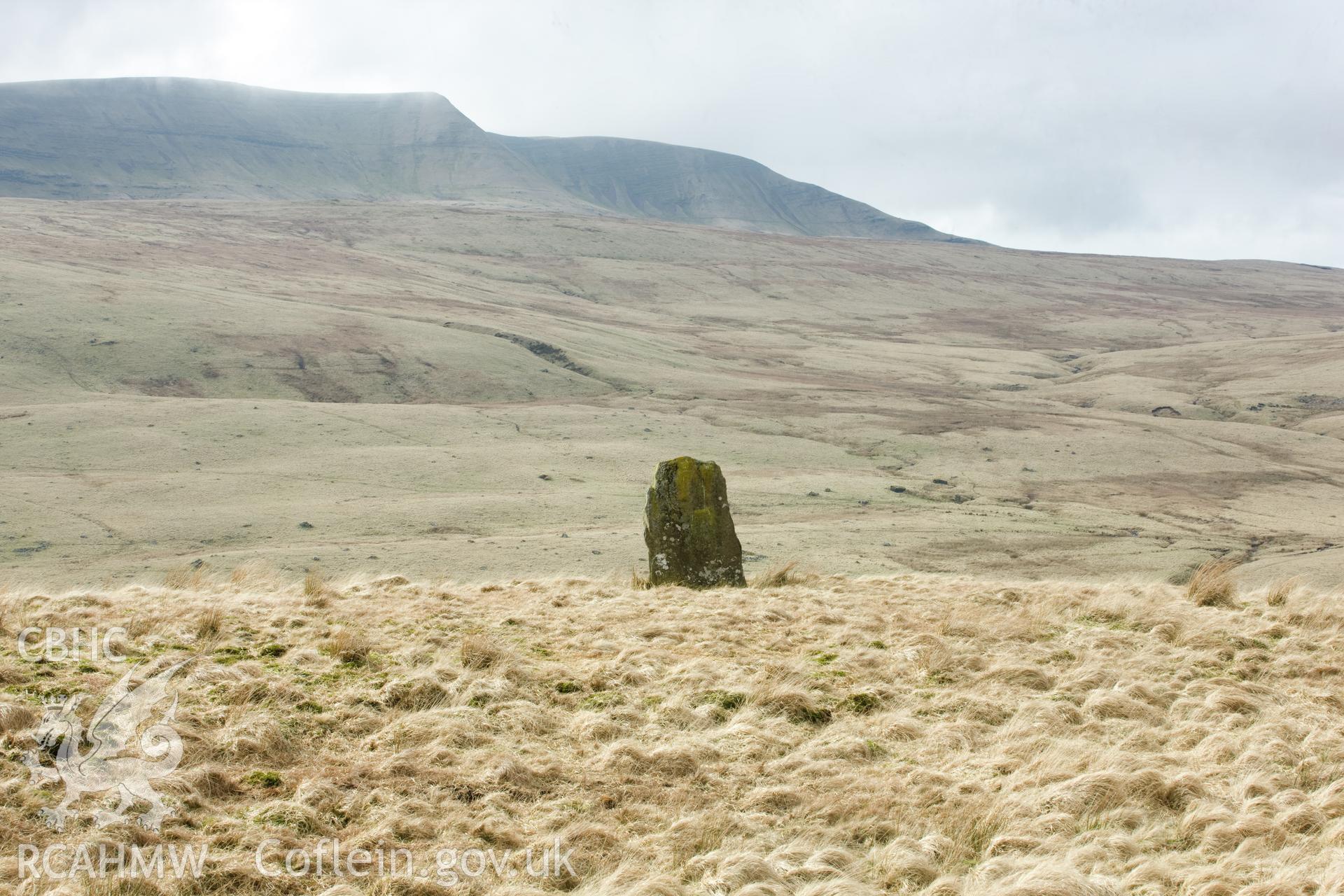 Distant view from the east, with ridge behind.