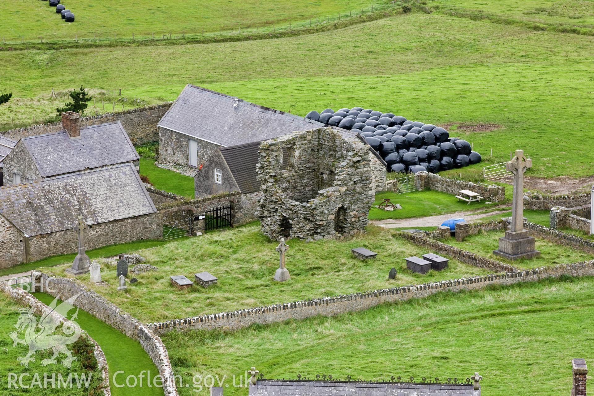 Aerial view from the east southeast.