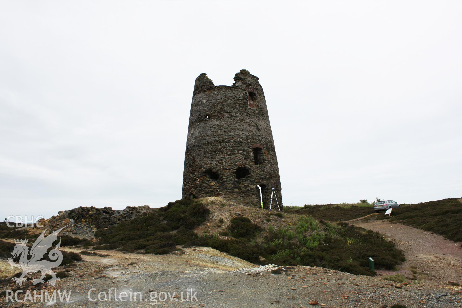 Parys Mountain Windmill viewed from the east.