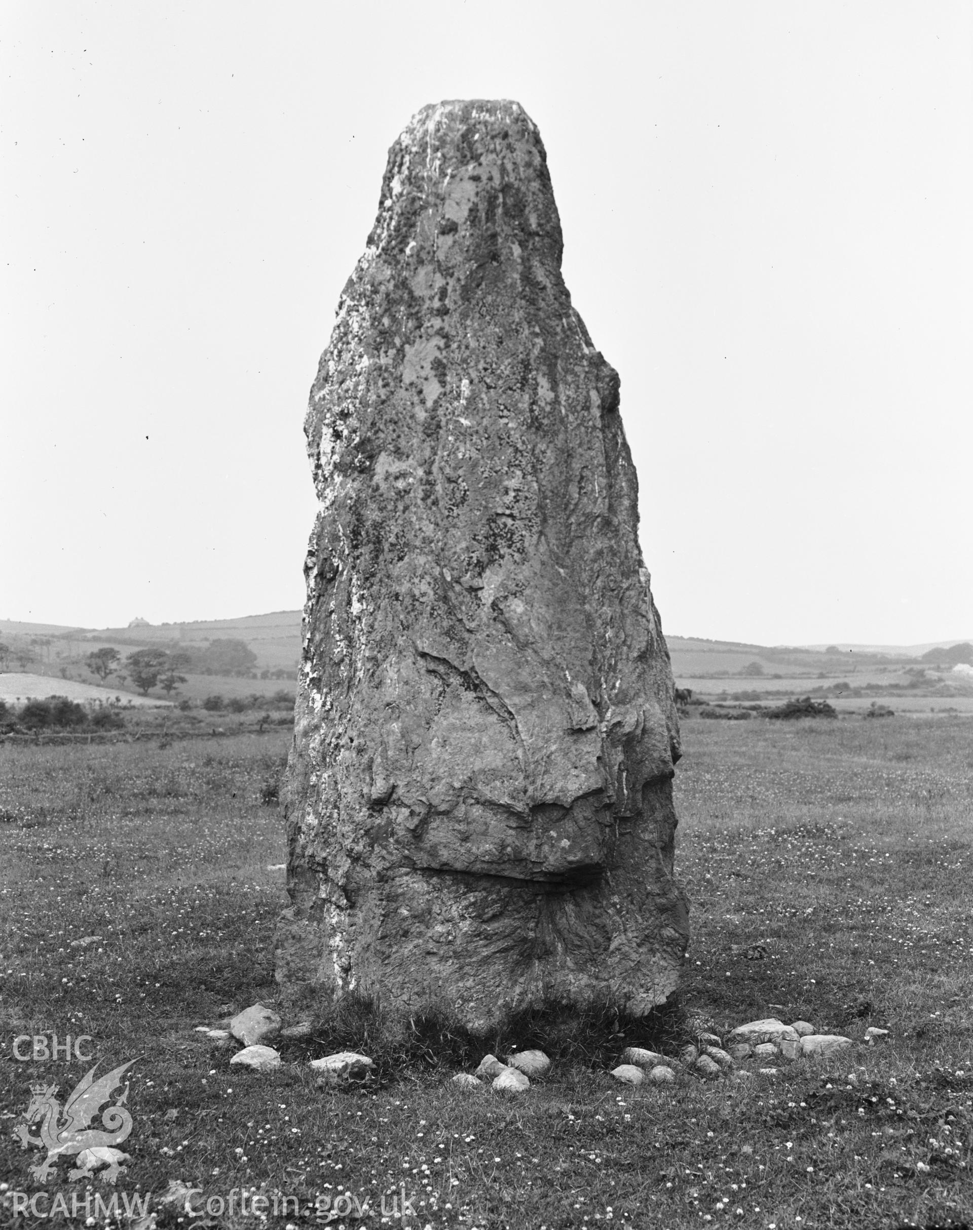 Black and white photograph taken by RCAHMW before 1960.