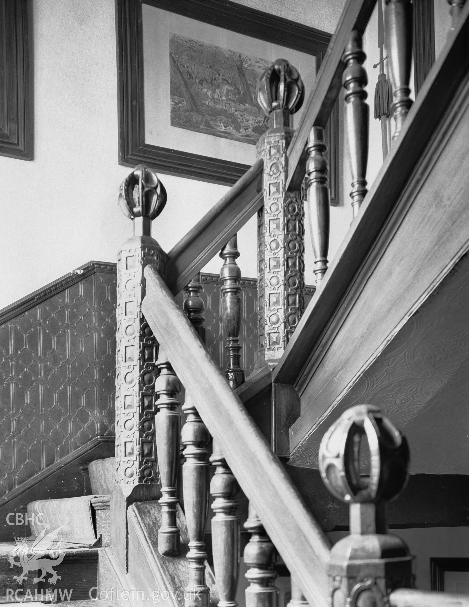 Interior view showing staircase.