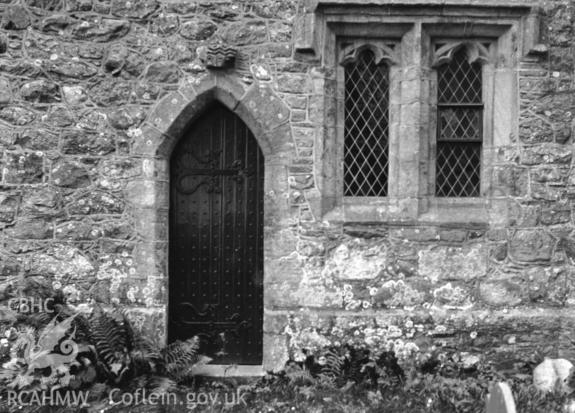 Doorway and window in North wall