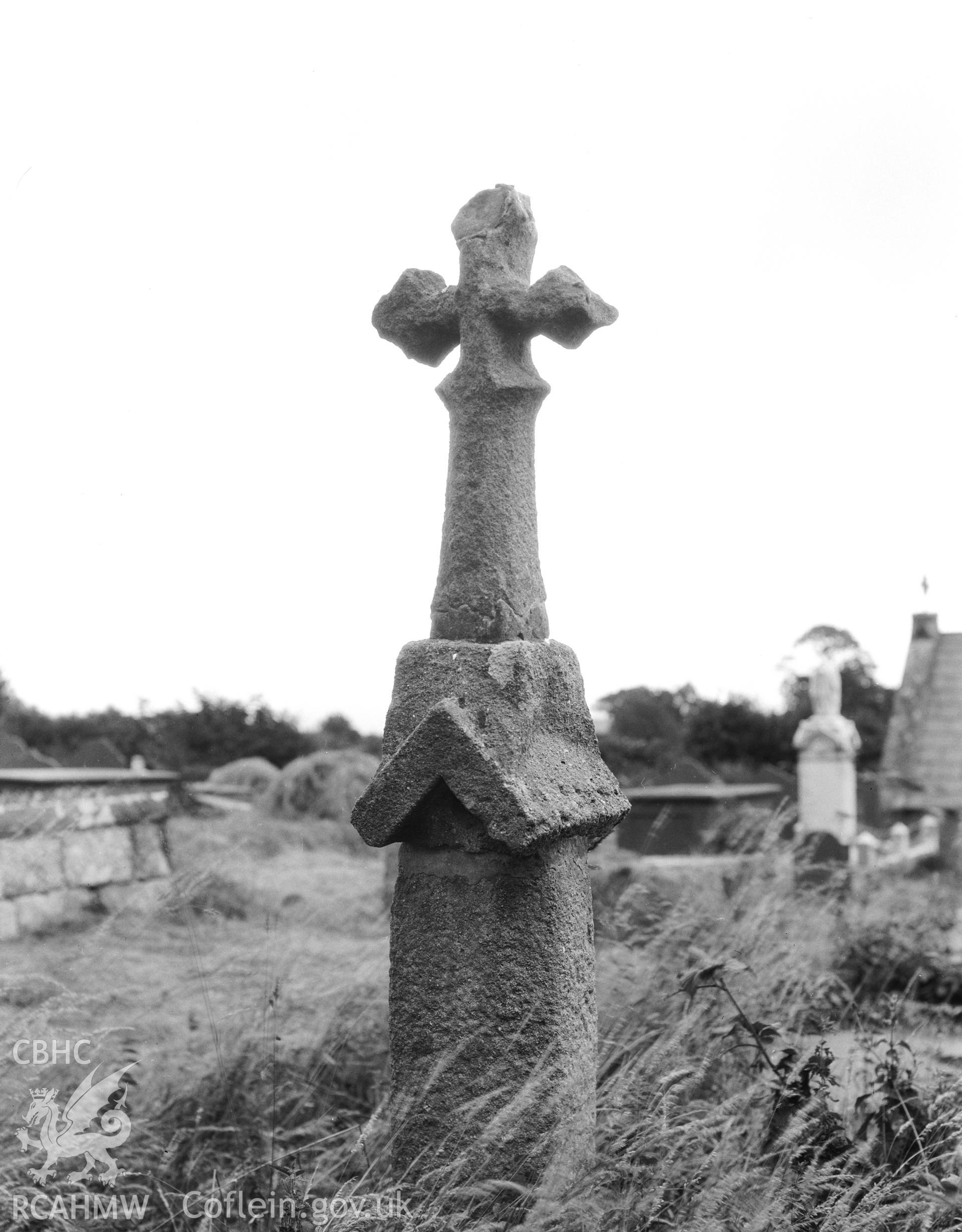 Cross in churchyard