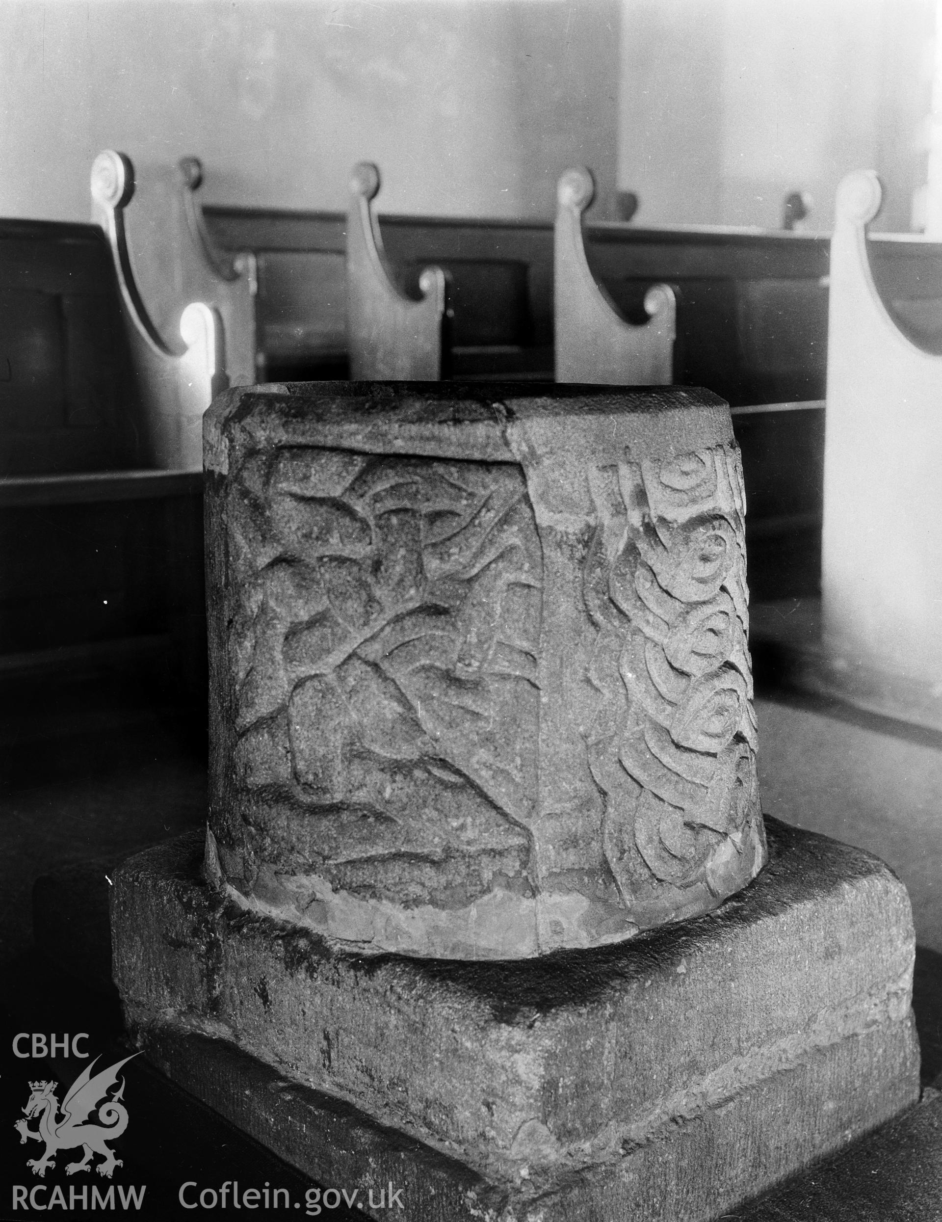 View of the font