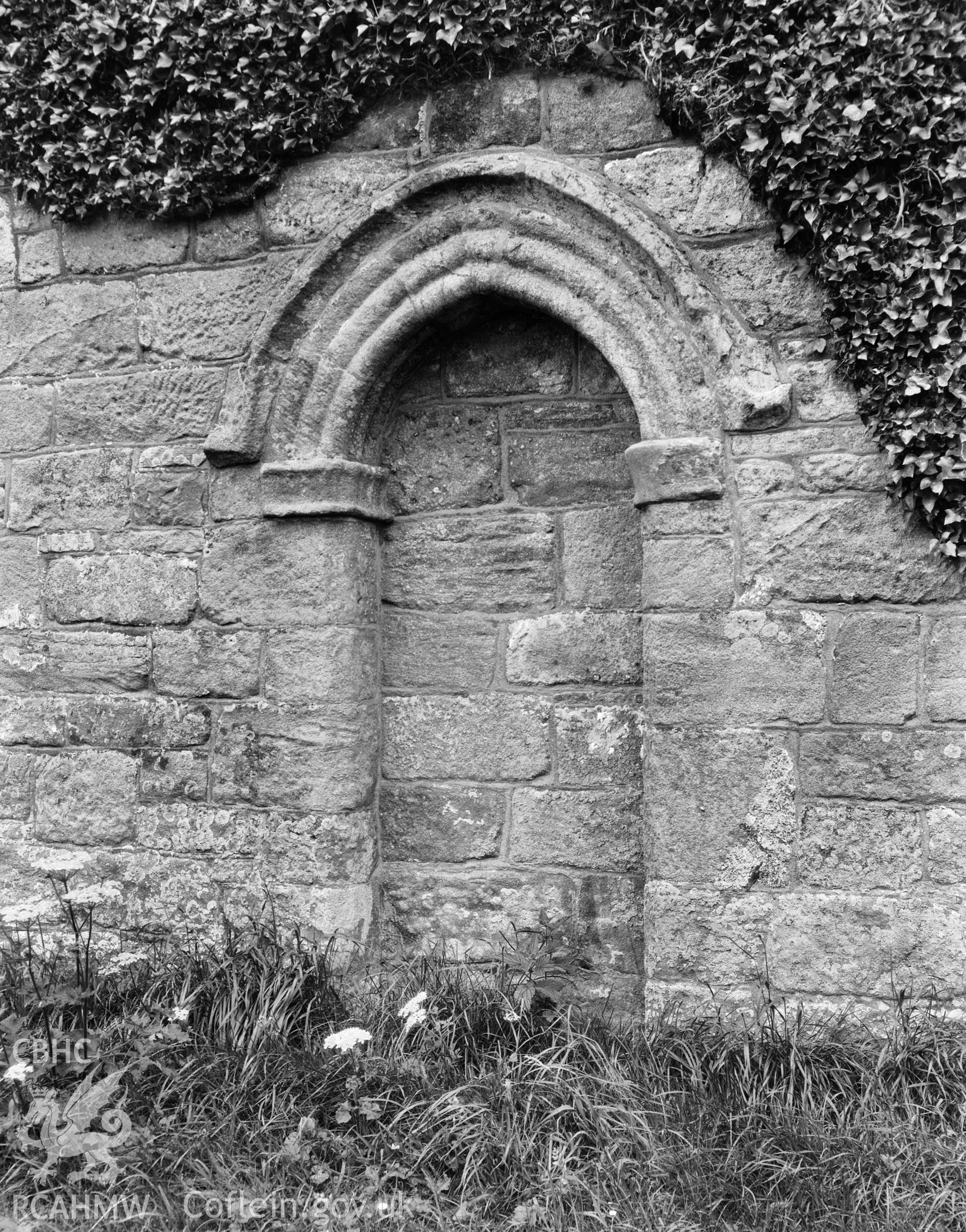 View of blocked doorway