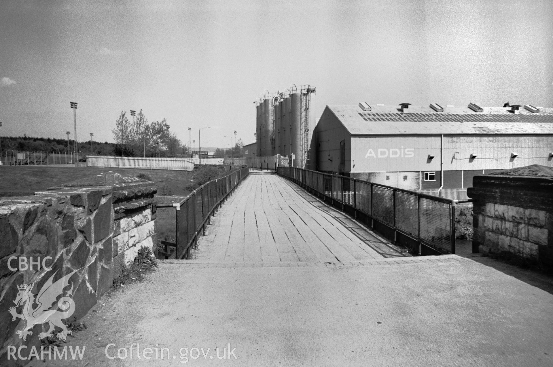 View of former rail deck from SW. NA/GL/96/056