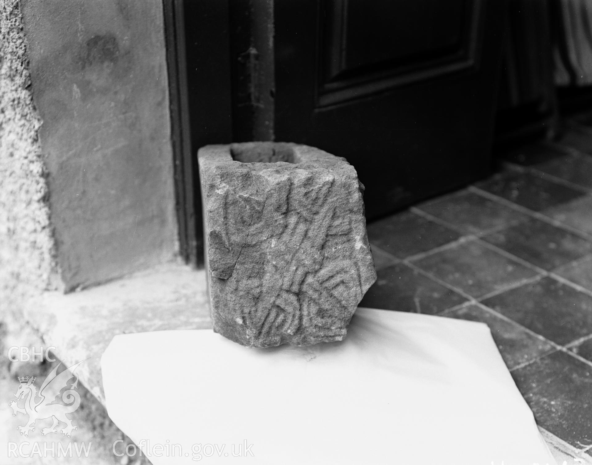 Carved stone