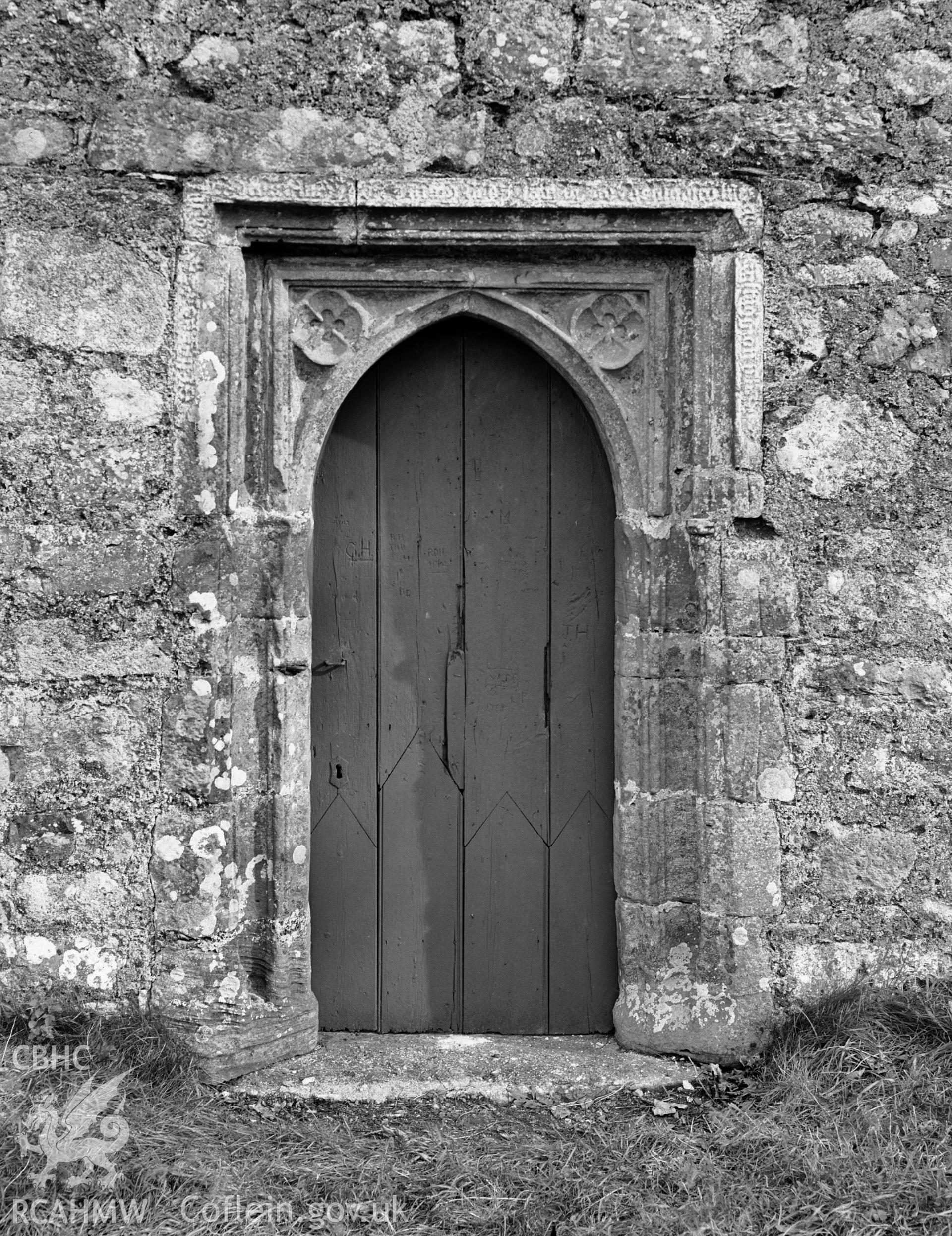 Doorway in W wall