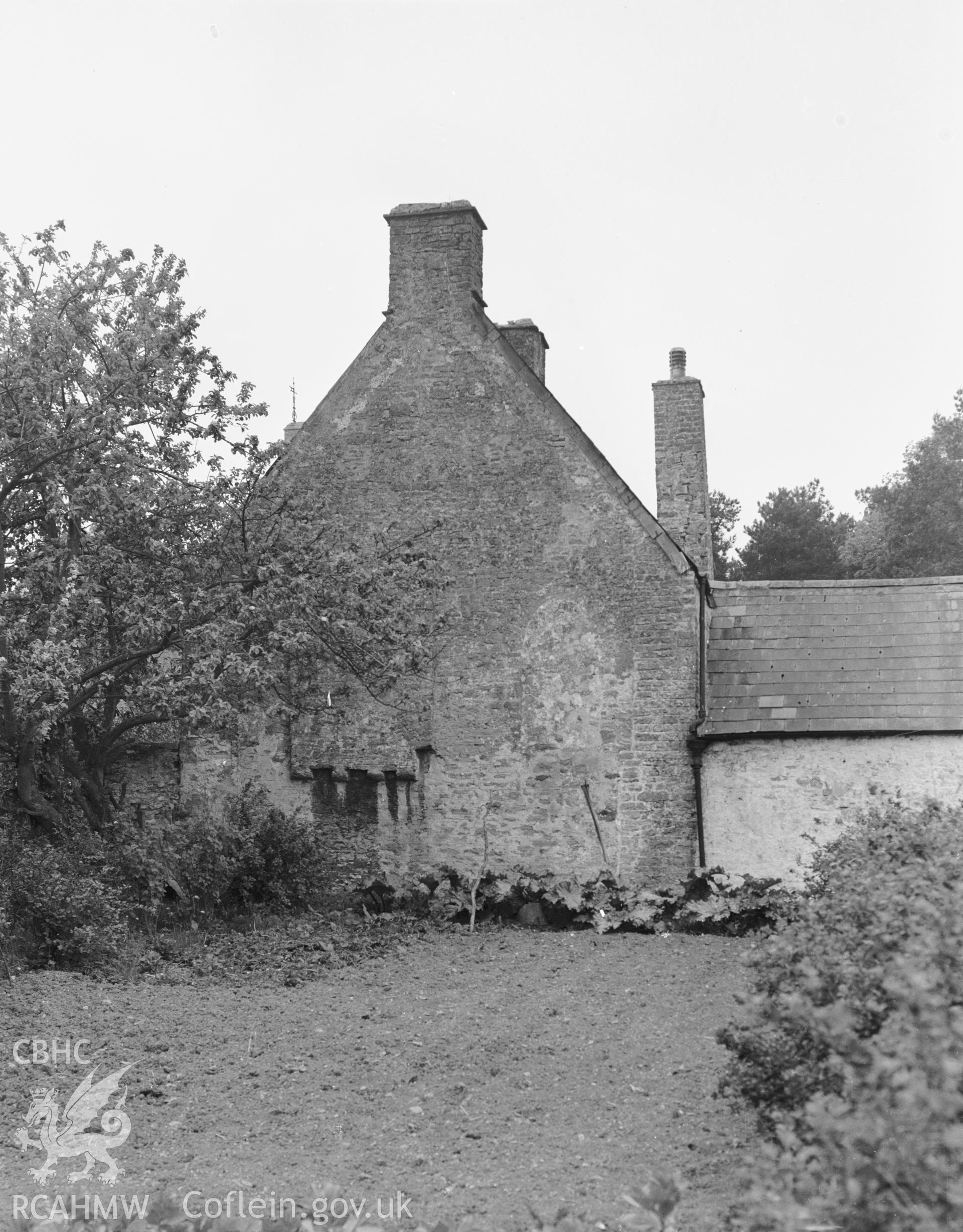 East end of the house.