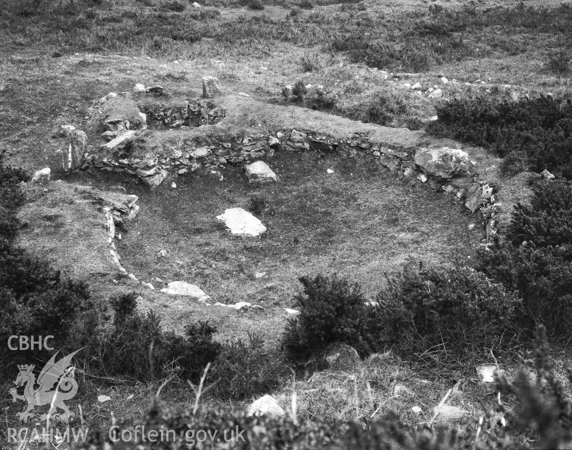 Hut to the north-east of the main group.