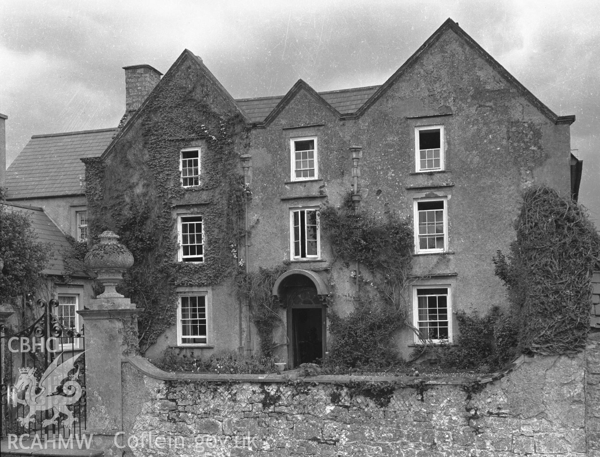 Main front of Great House, taken from the south-west.