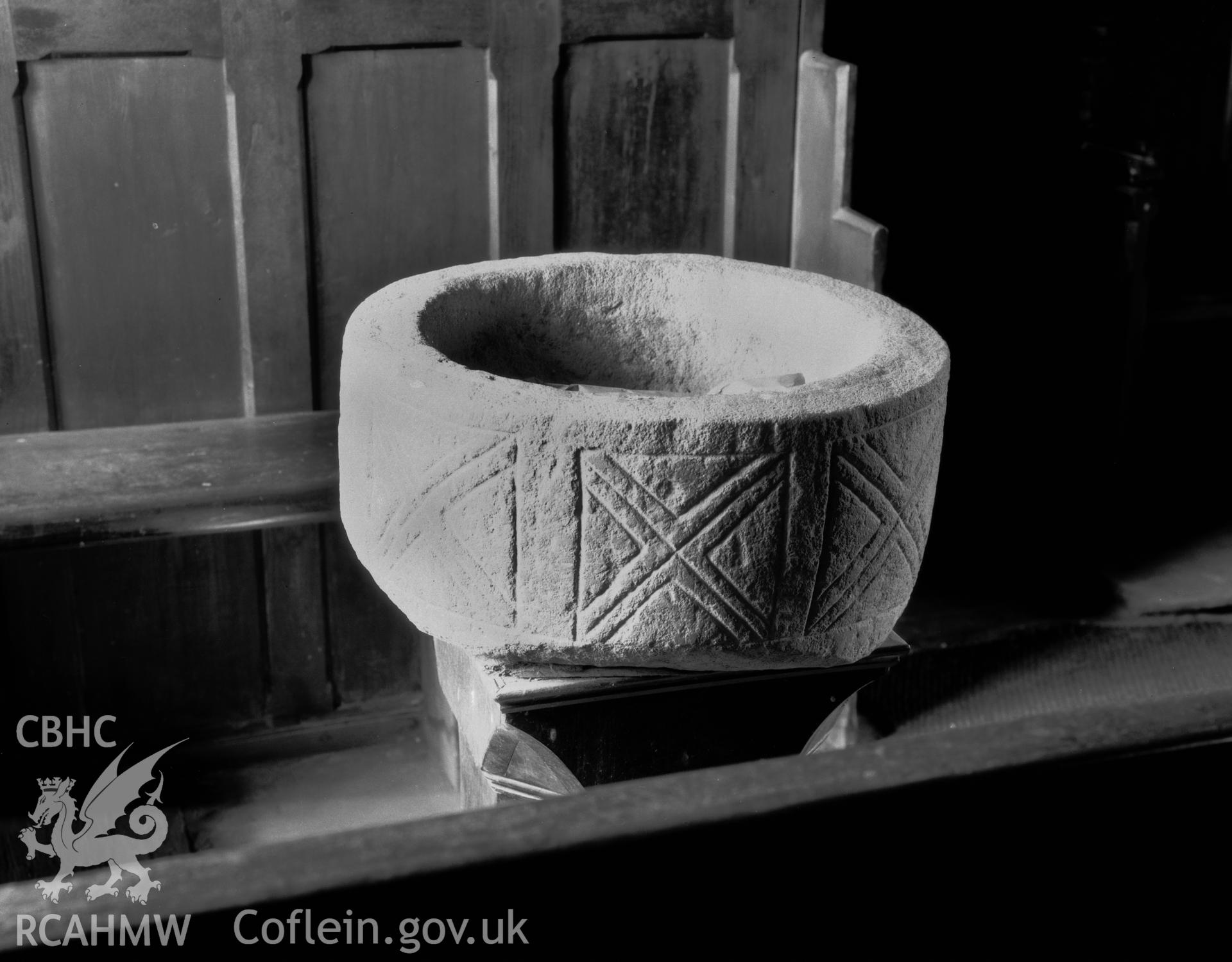 View of the font