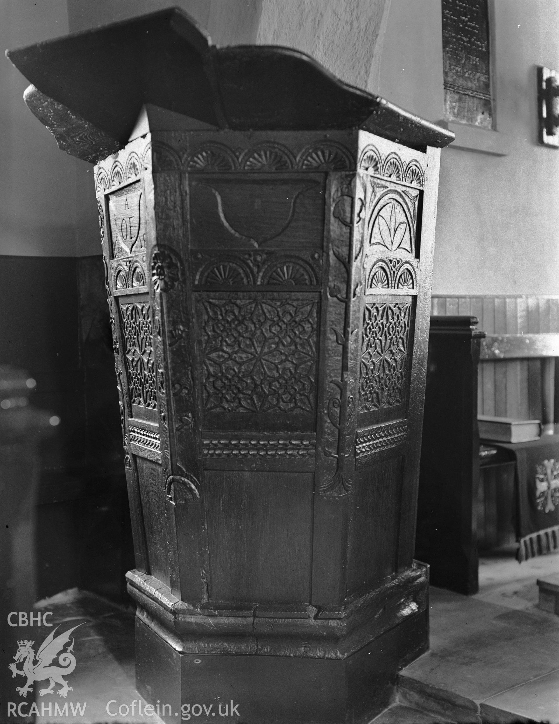 View of the pulpit