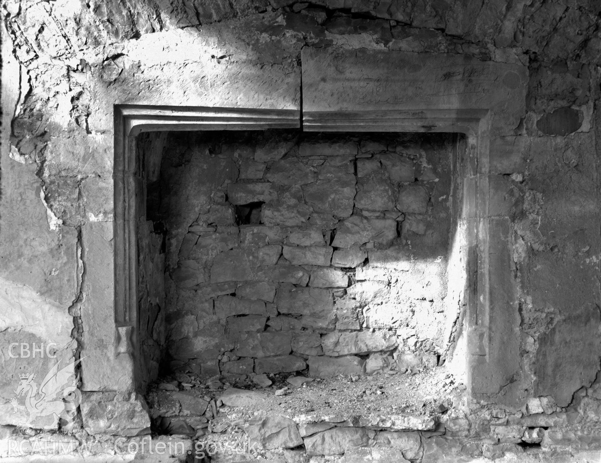 Fireplace on first floor.