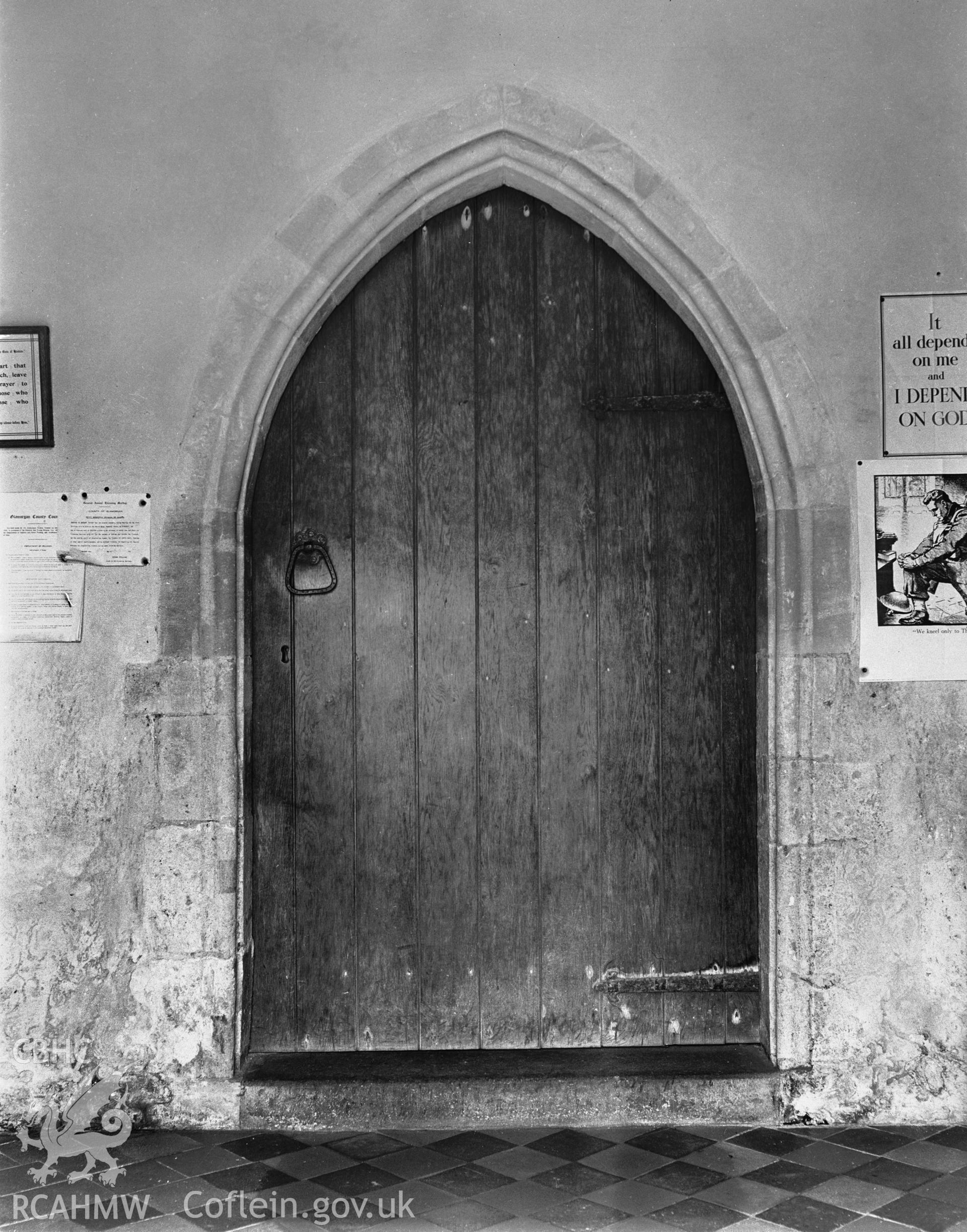 North doorway.