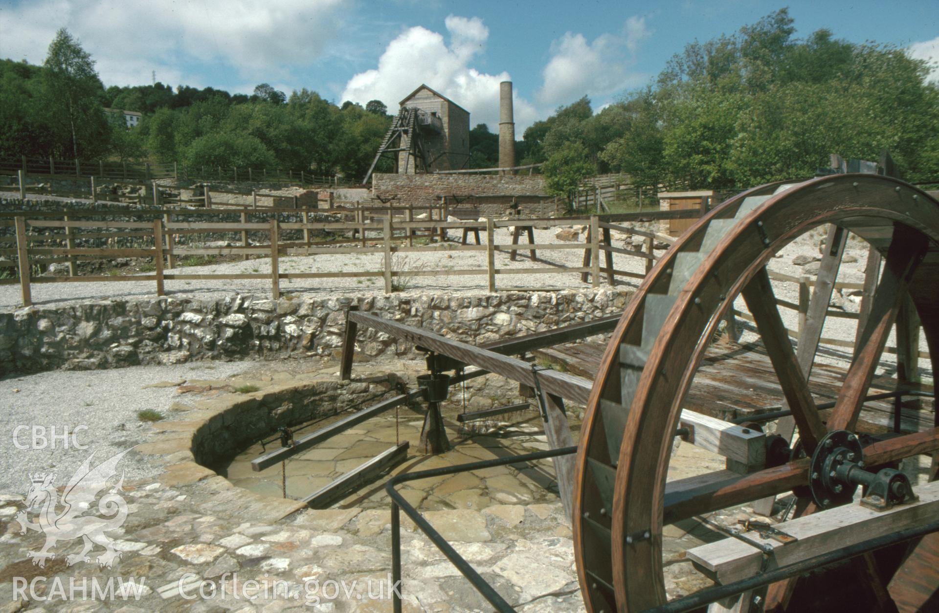 Digitized 35mm slide showing Buddle on dressing floor, Minera.