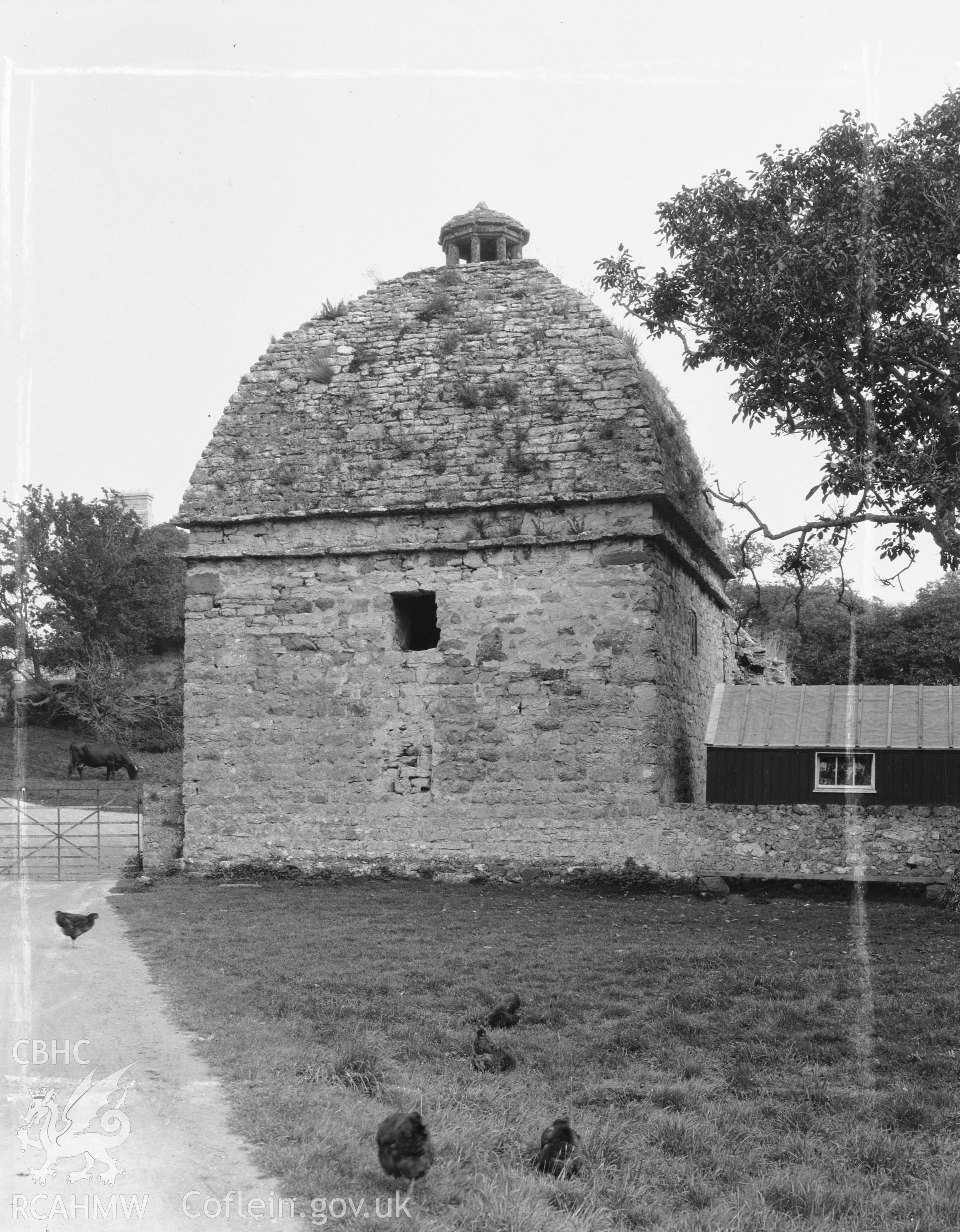 View of the dovecote from the west