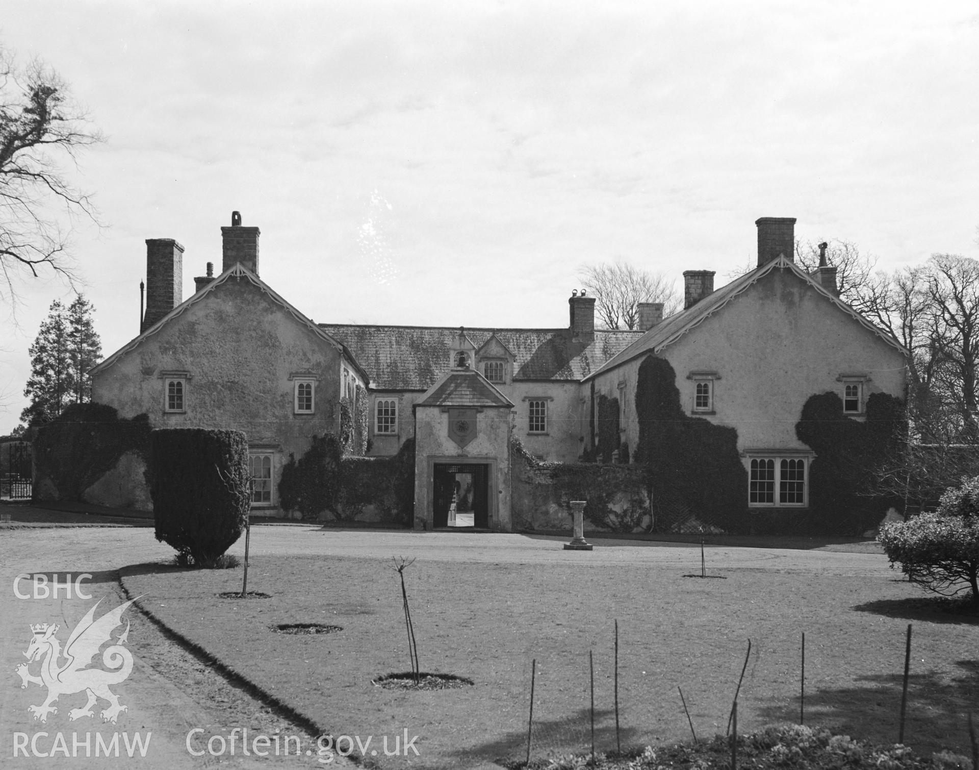 Exterior view showing Nash Manor from the north.