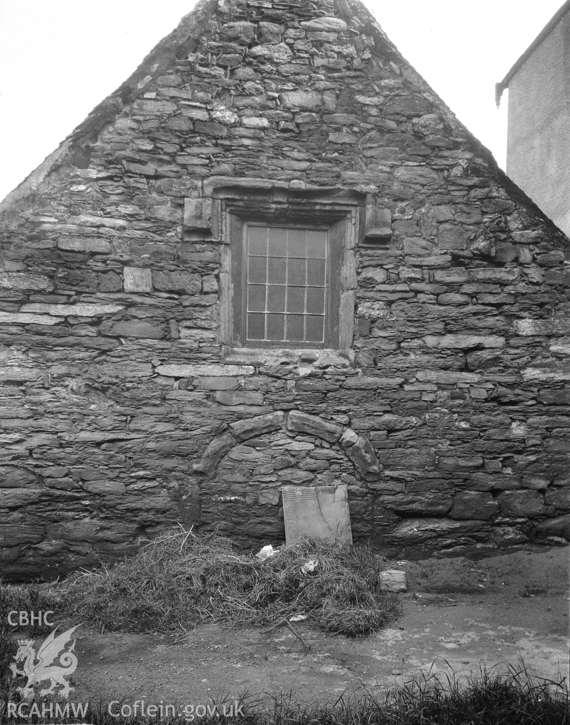 View of window in the West wall