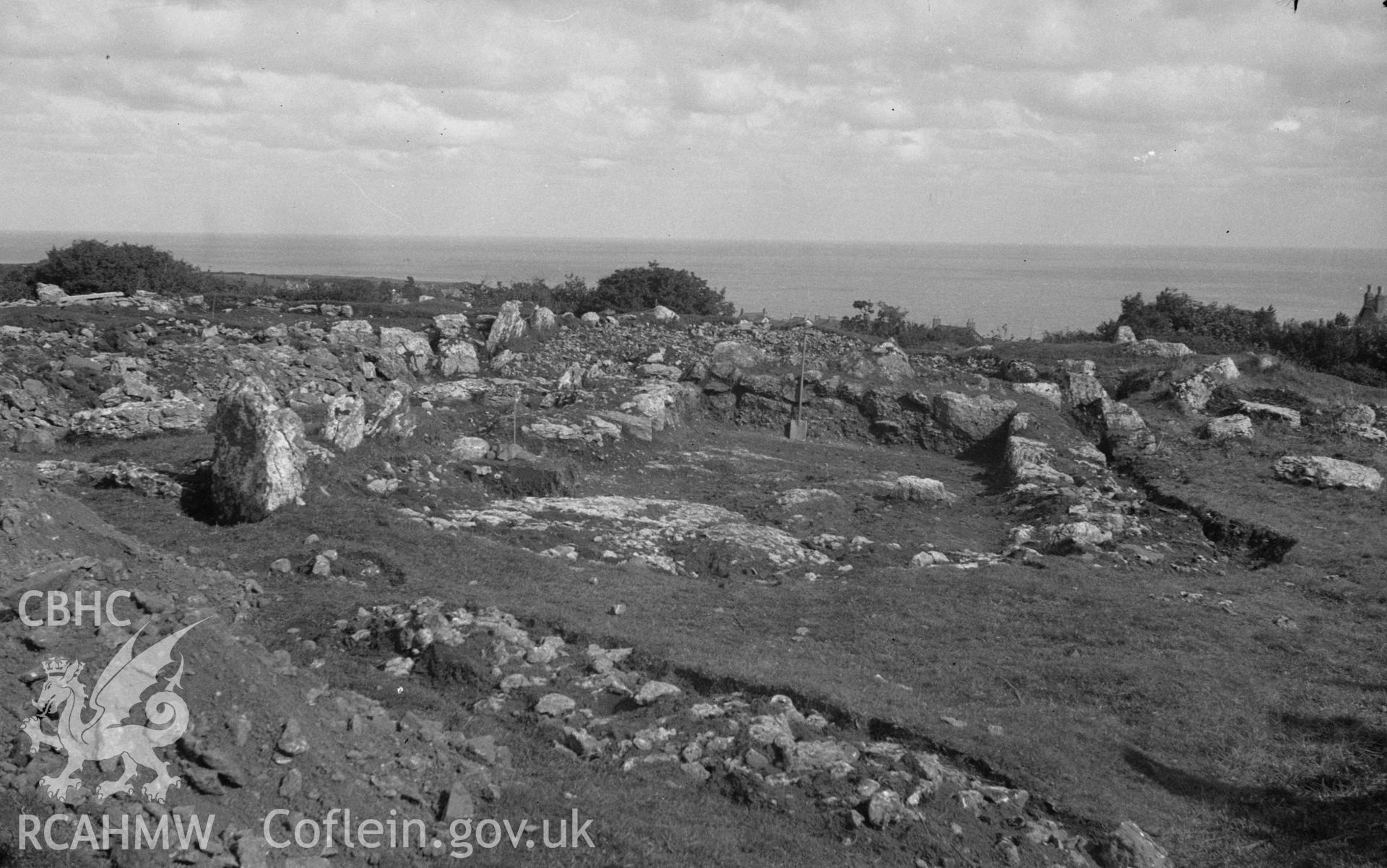 General view of Pant y Saer Hut Group, taken by RCAHMW before 1960