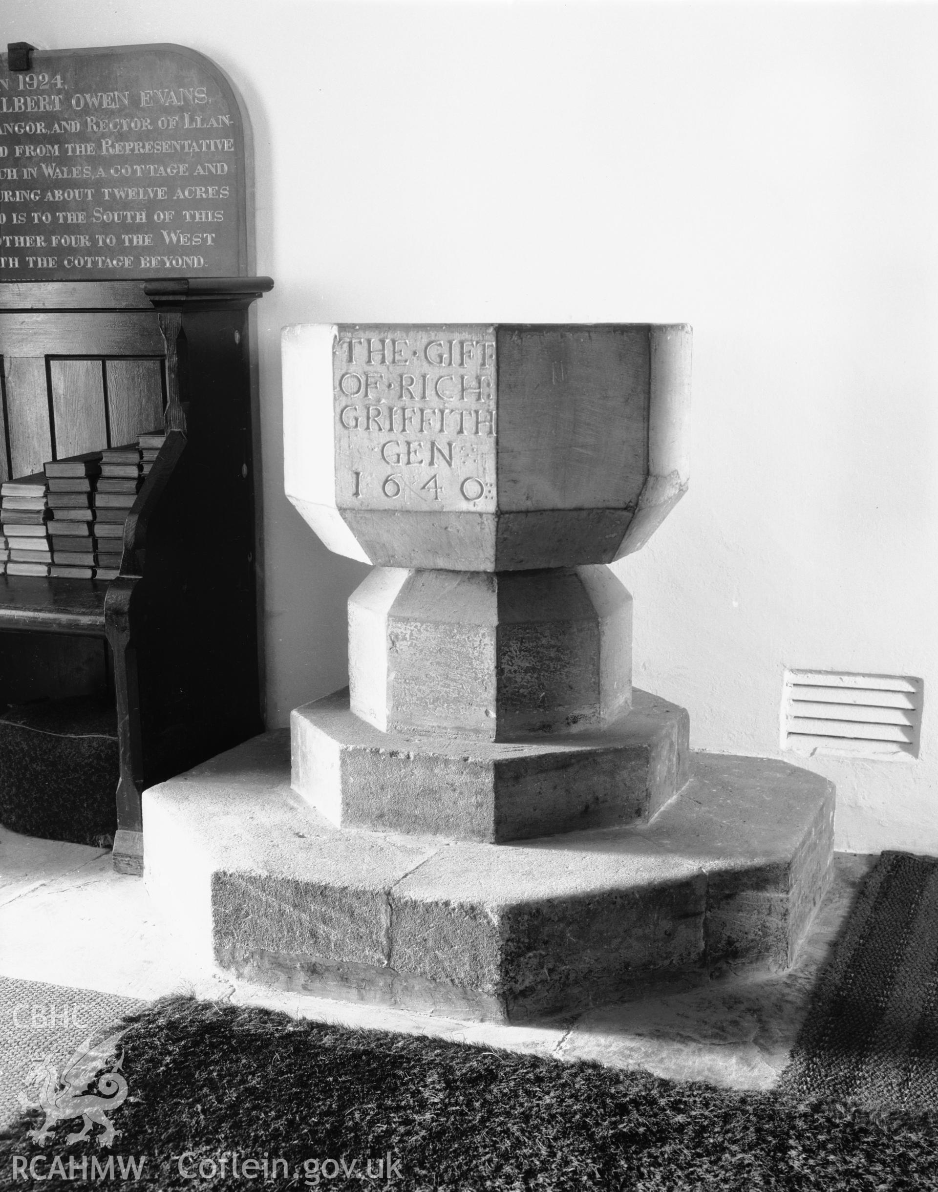 View of font