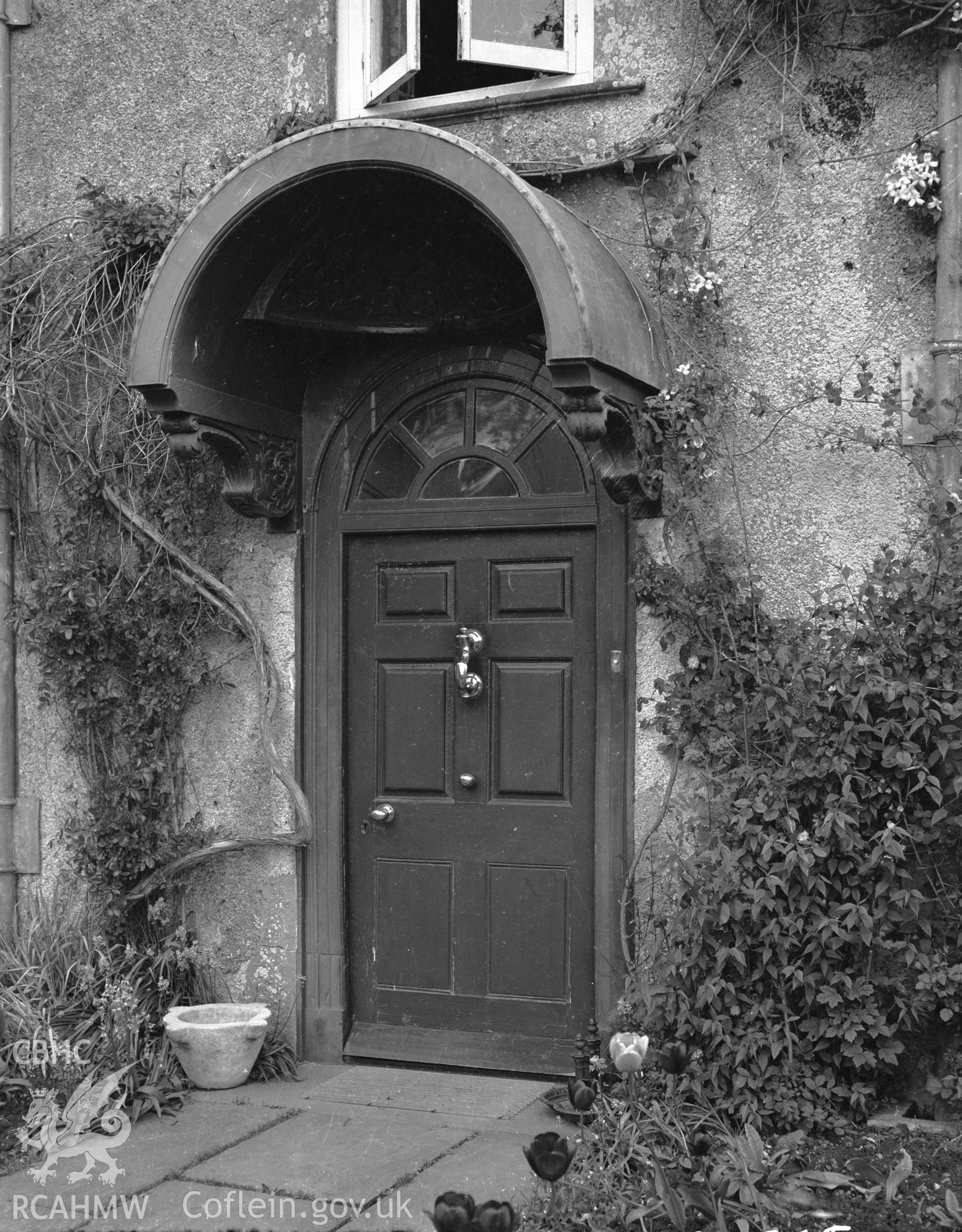 Detail of main entrance to Great House.