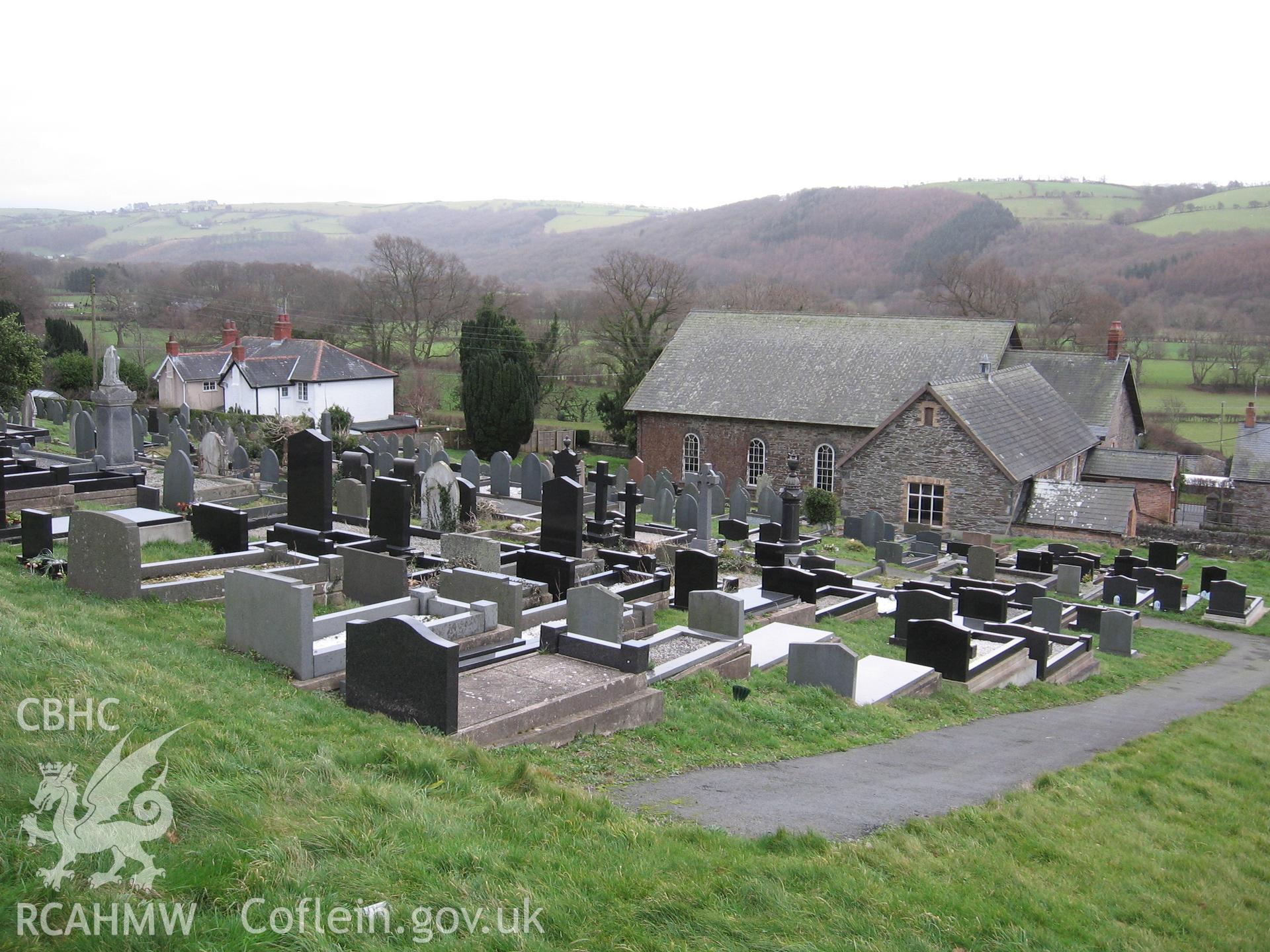 Pen-llwyn Chapel. General view from north-west